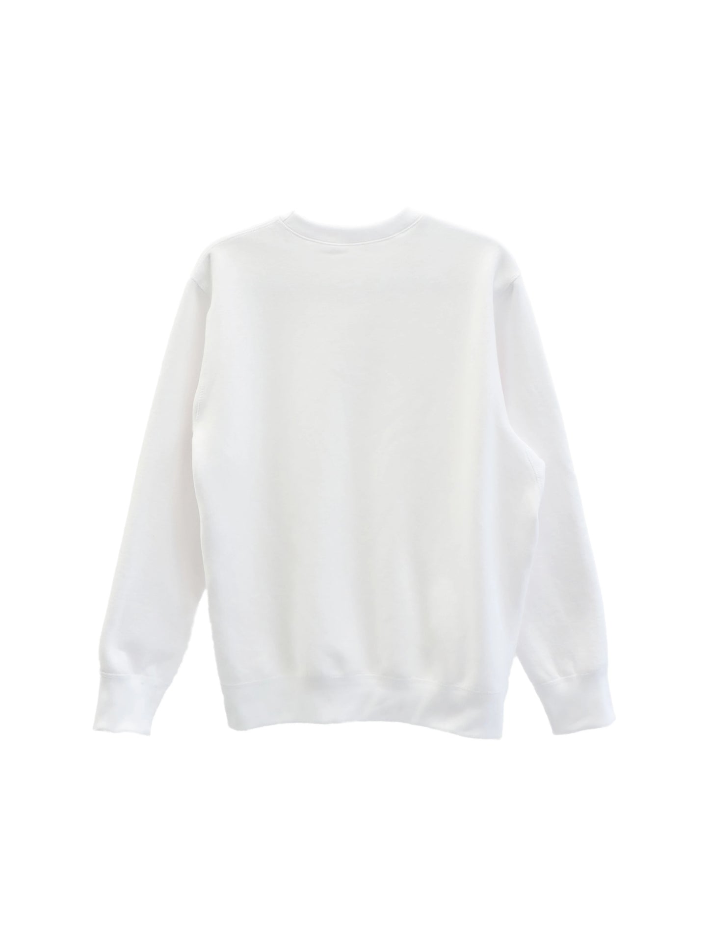 Main Crewneck Sweater - White Heavy Fleece