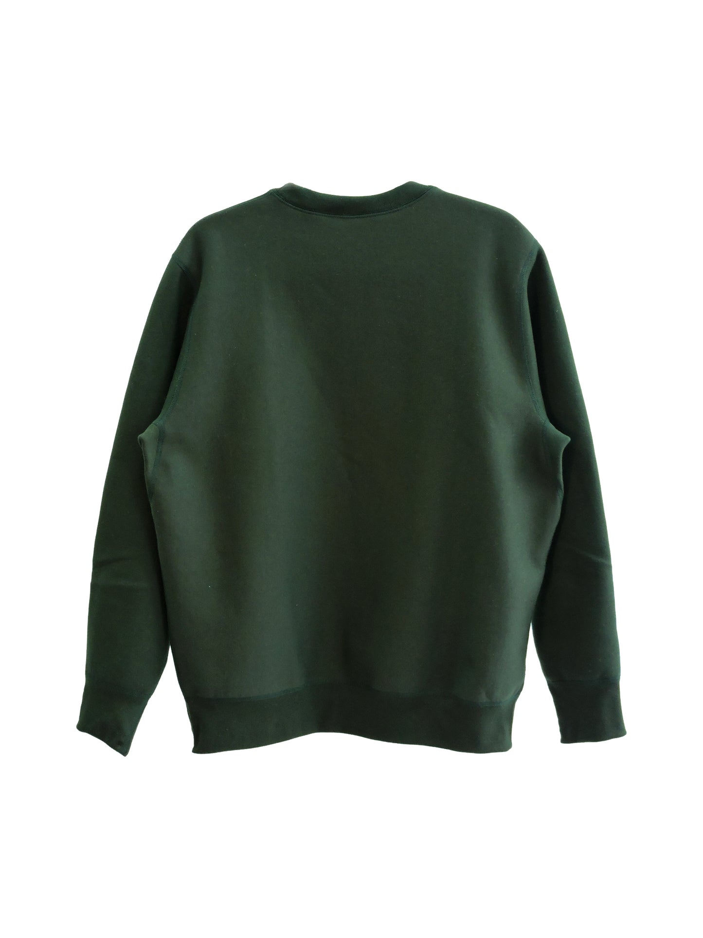 Back of Forest Green Crewneck