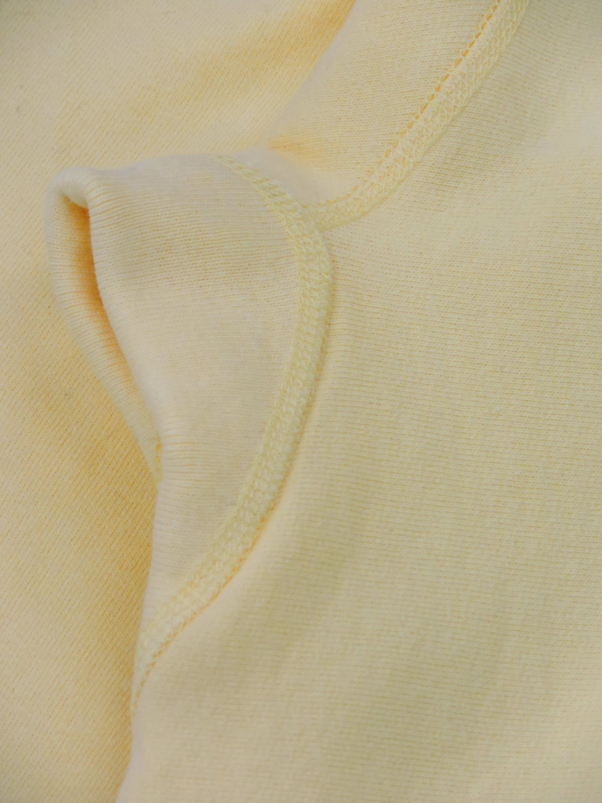 Close up of seams around shoulders