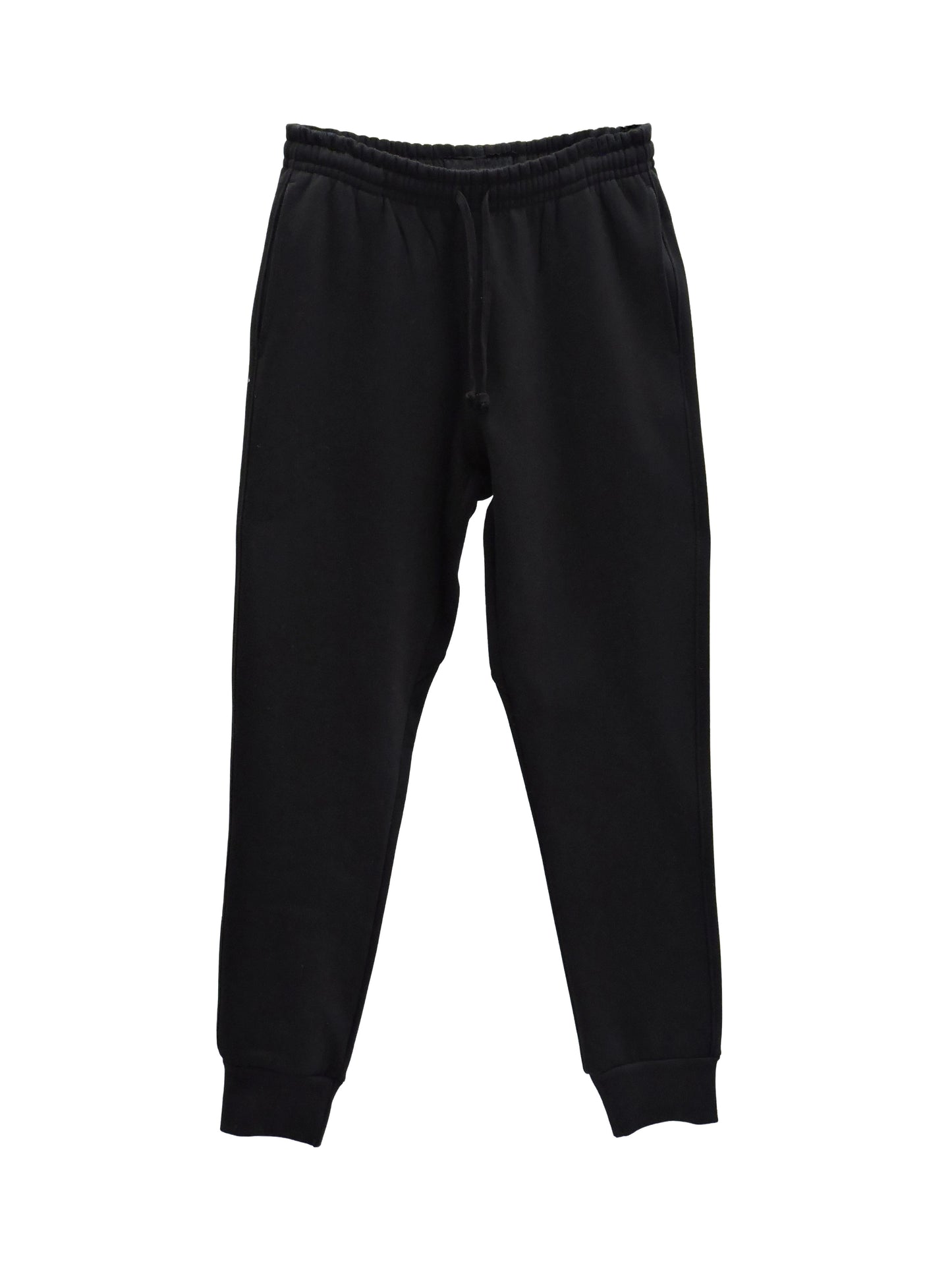Black Heavy Fleece Jogger with Matching Black Drawstrings