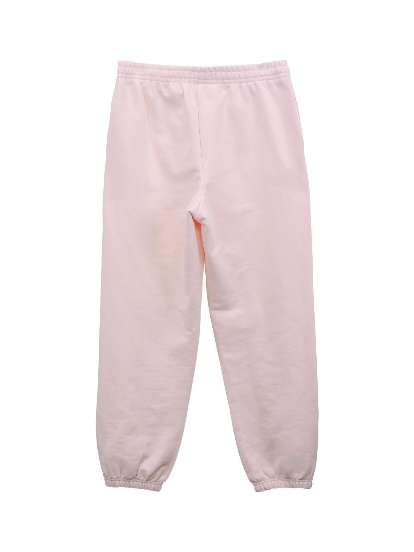 Back of Pale Pink Fleece Sweatpants