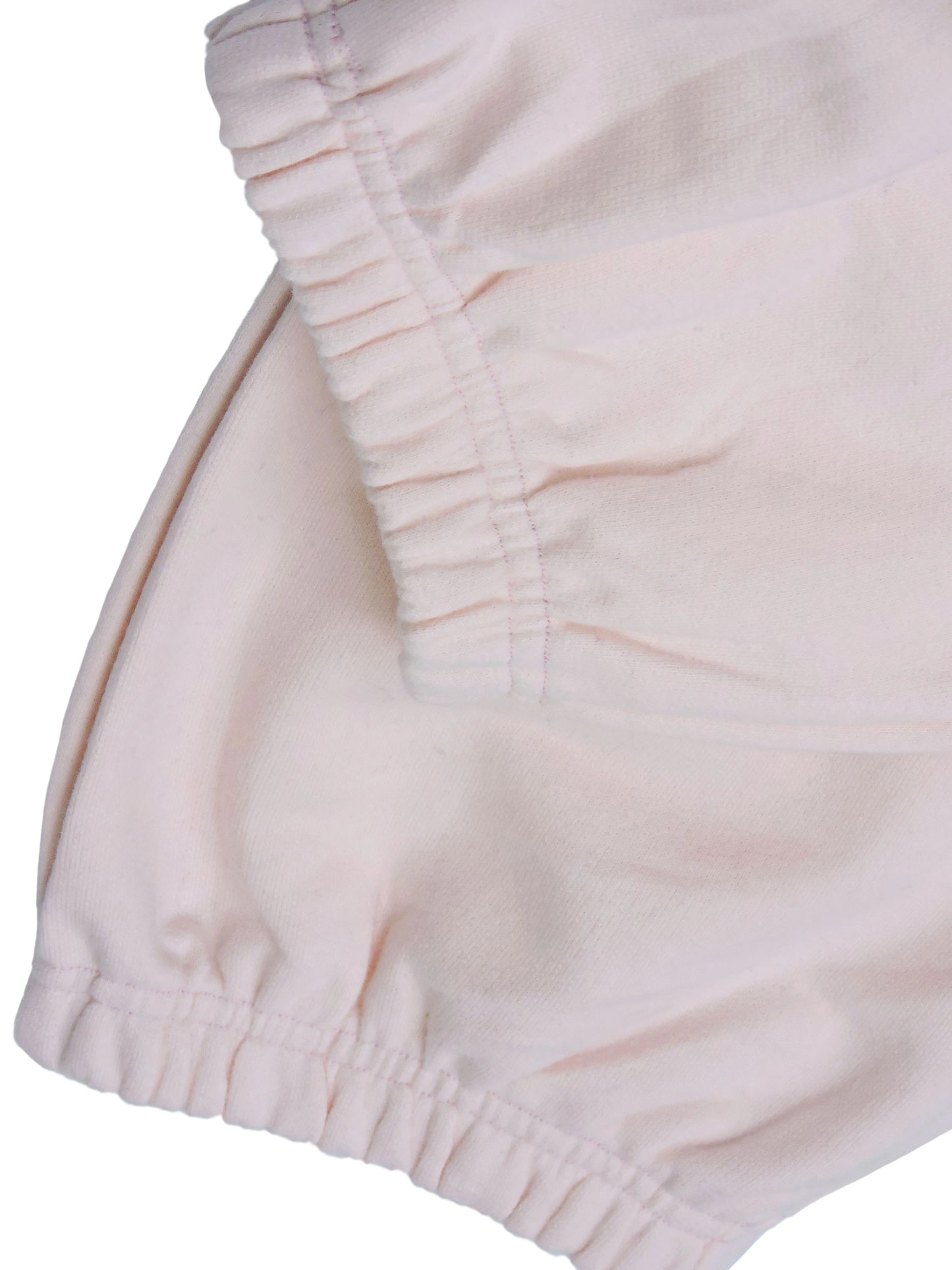 Close up of elastic ankle cuffs