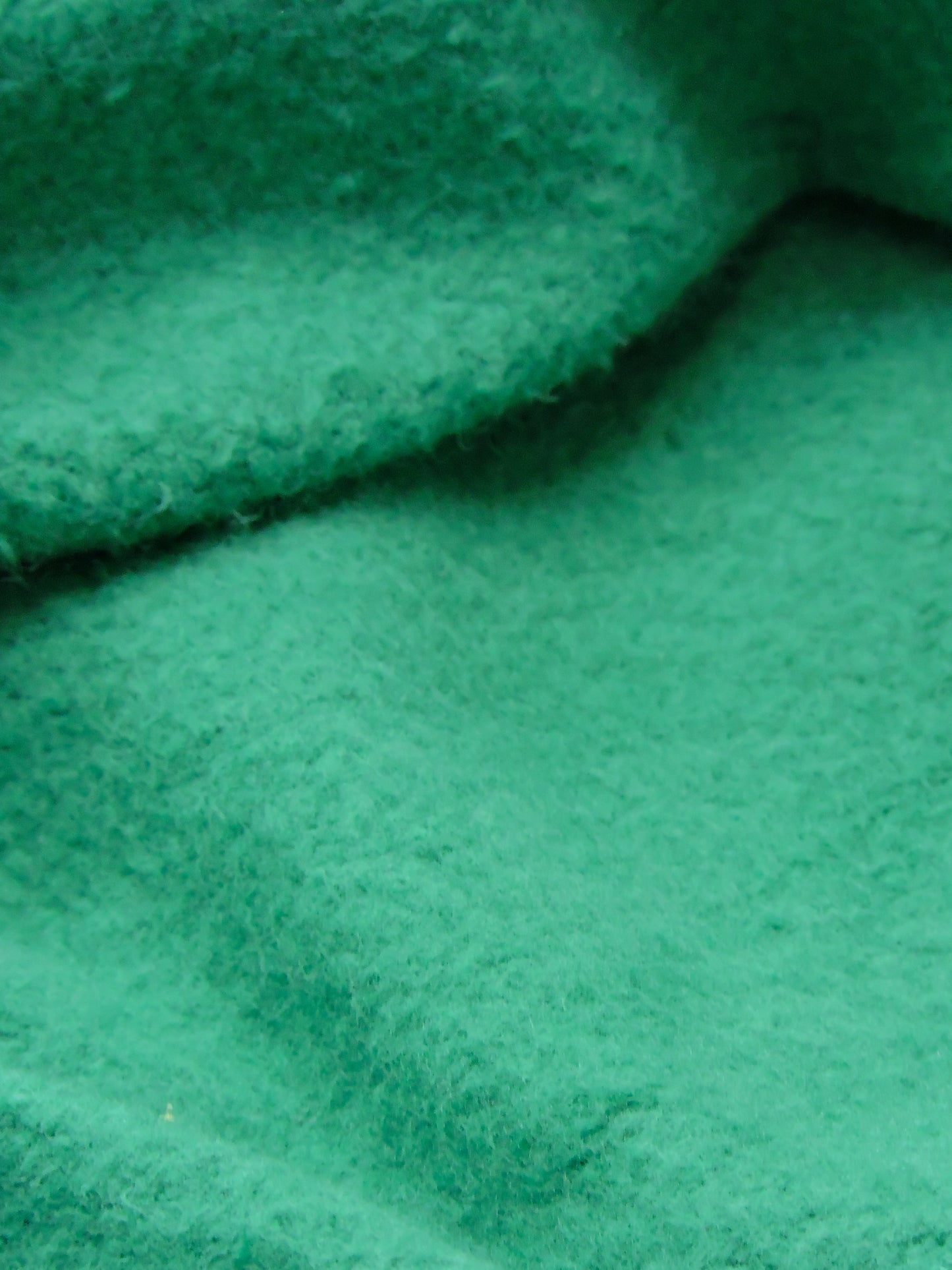 Close up of plushy fleece interior