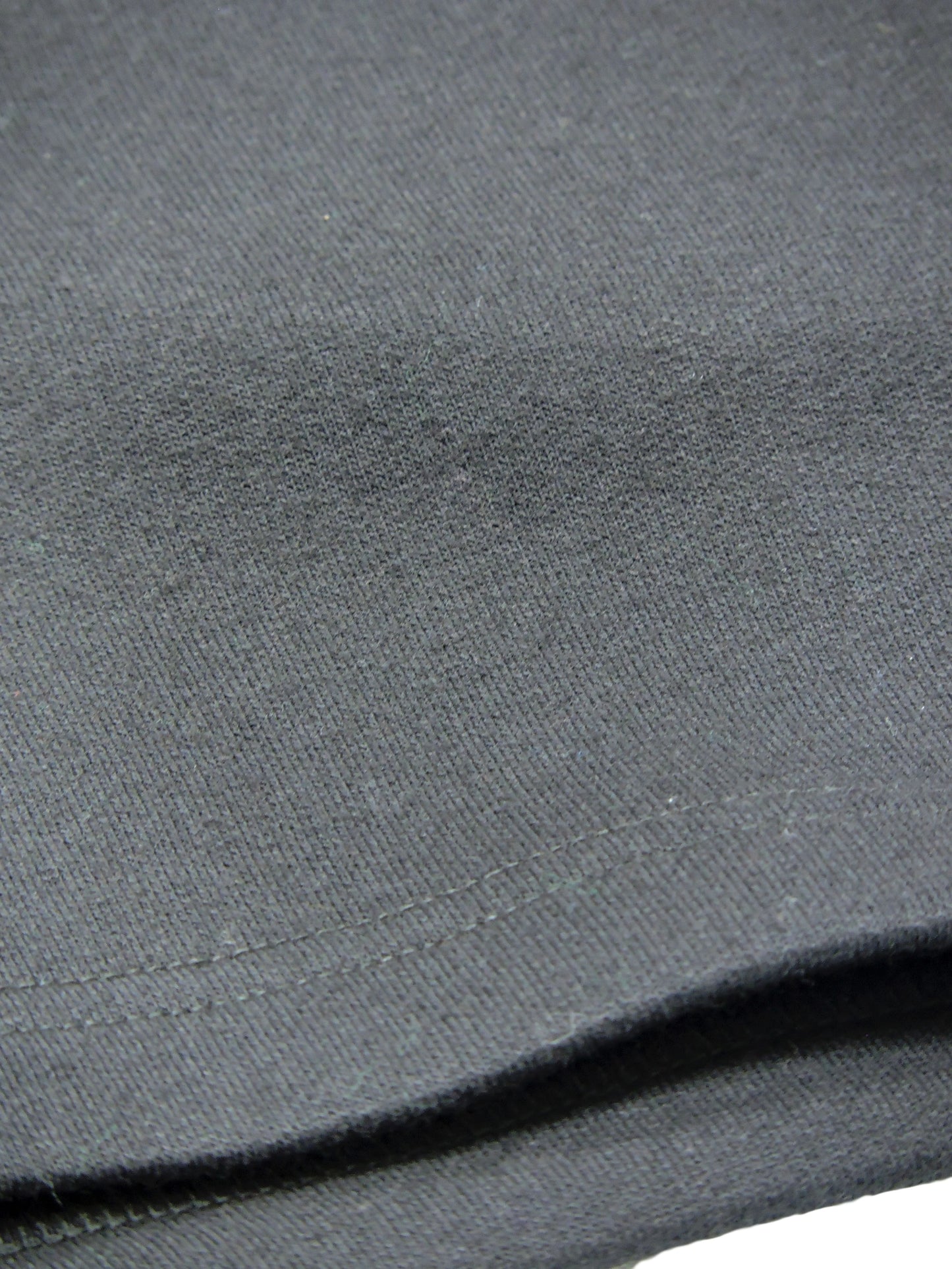 Close up of materials and leg-cuffs of shorts