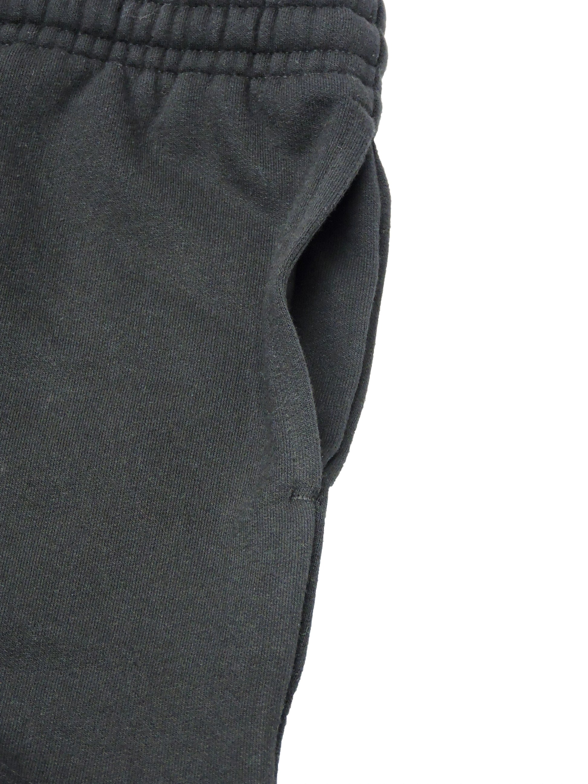 Close up of the sweatpants pockets.