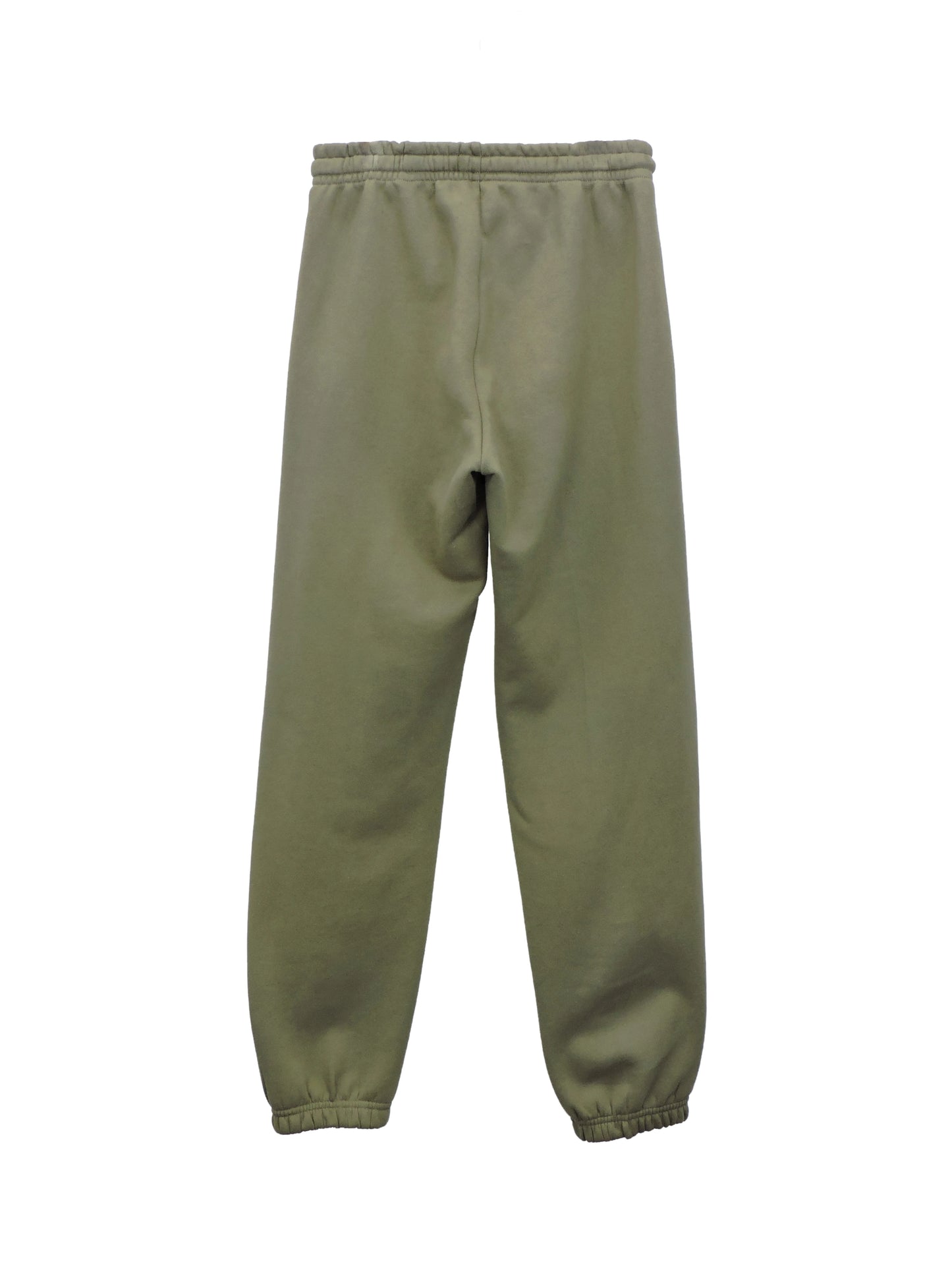 Back of Moss Green Sweatpants