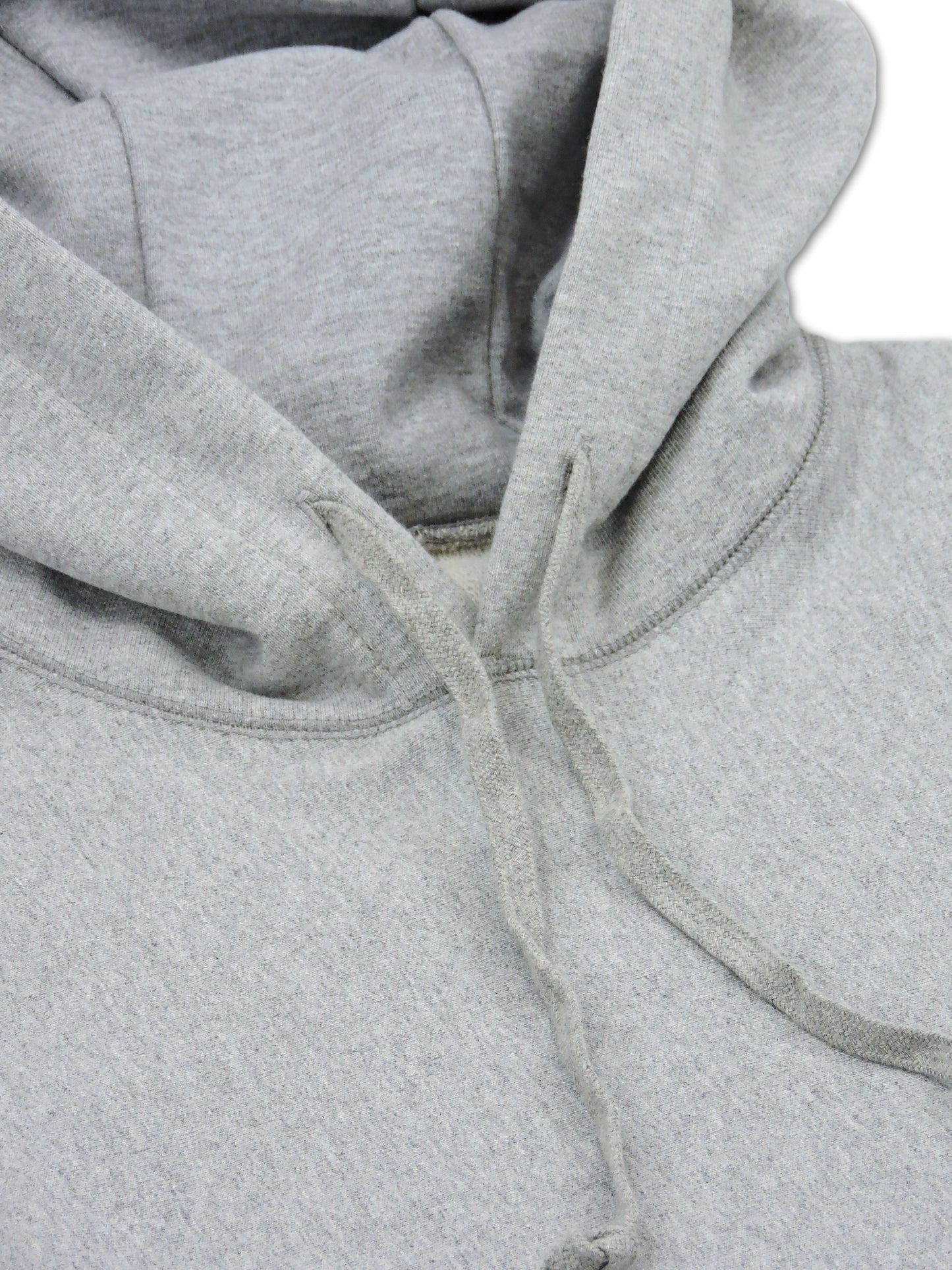 Close up of drawstrings and collar