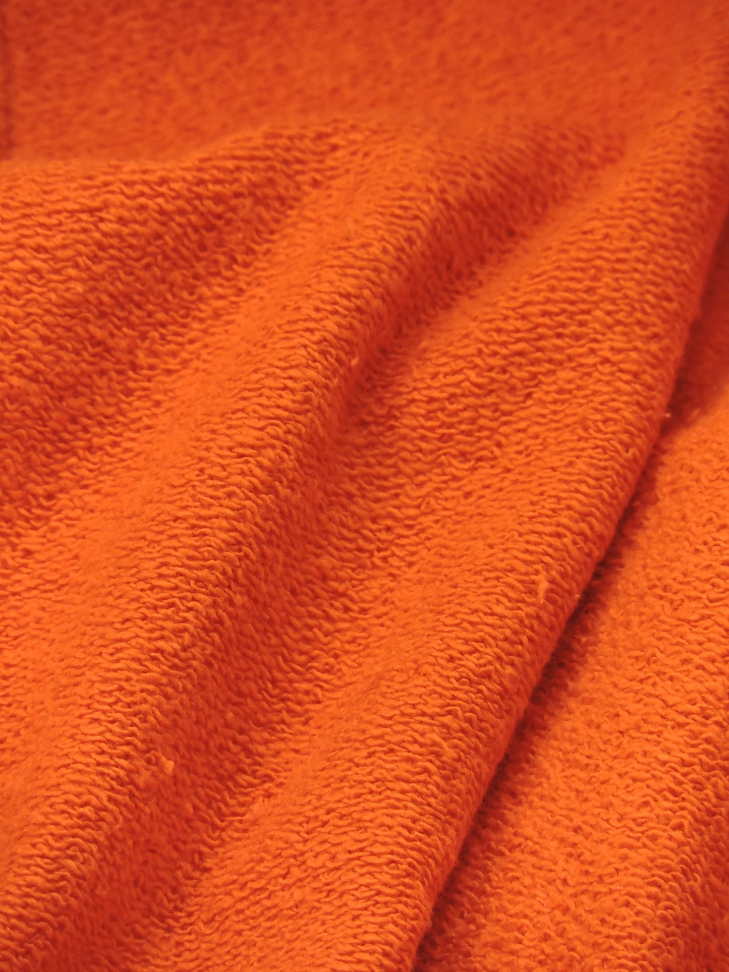 Close up of French Terry Loopings in Interior of Sweater
