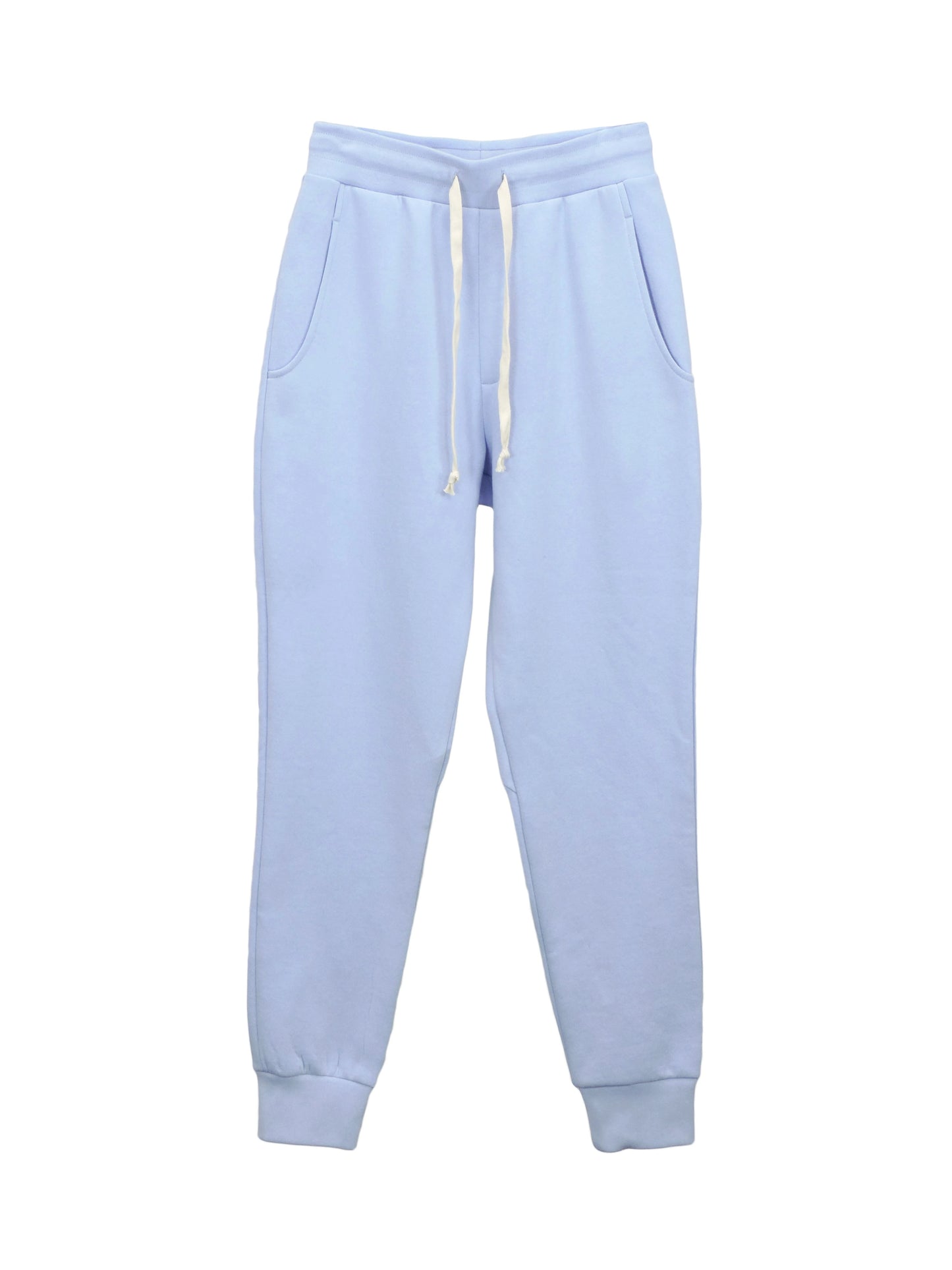 Fleece joggers in Airy-Blue