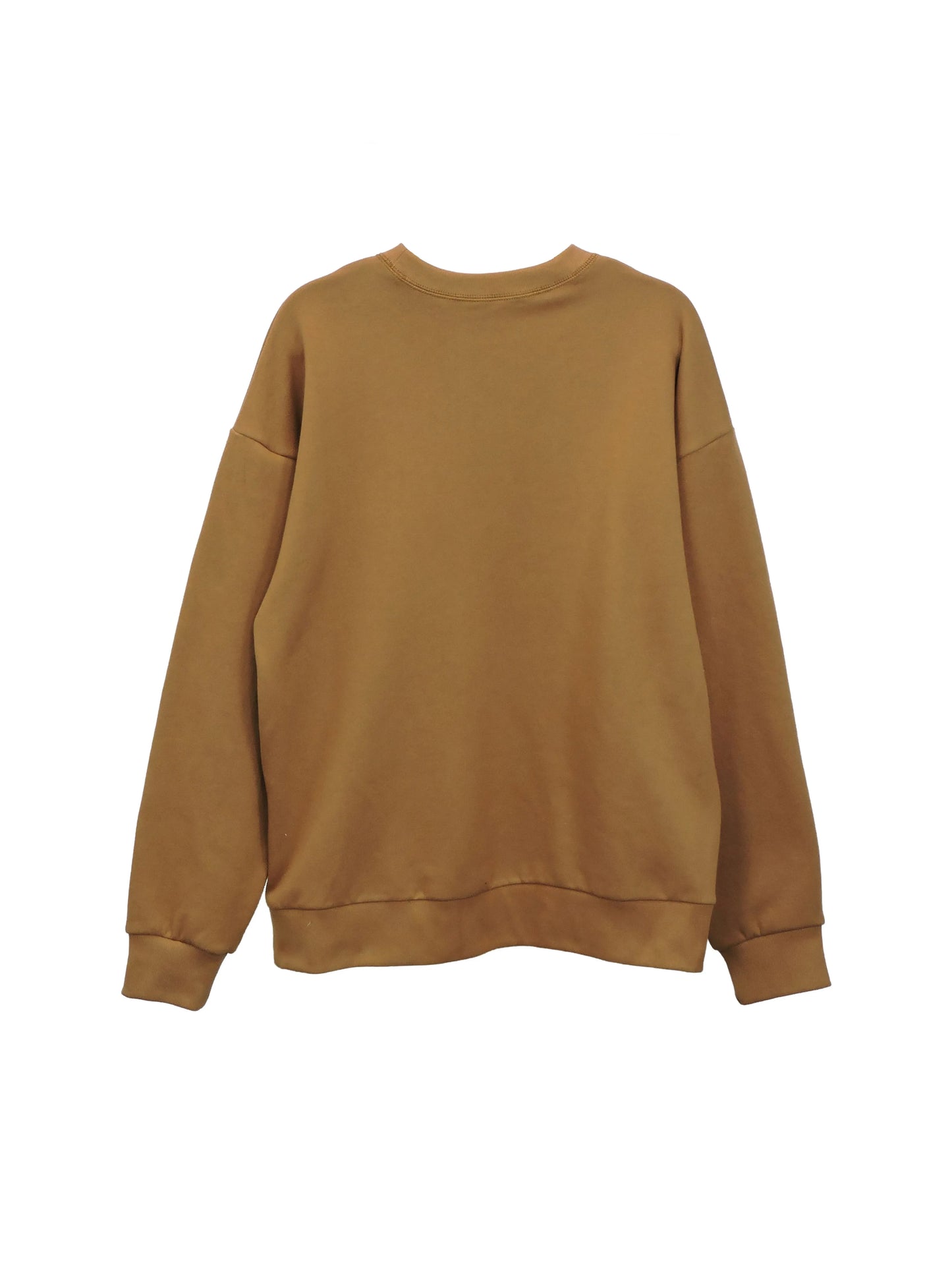 Back of Groundhog Brown Crewneck
