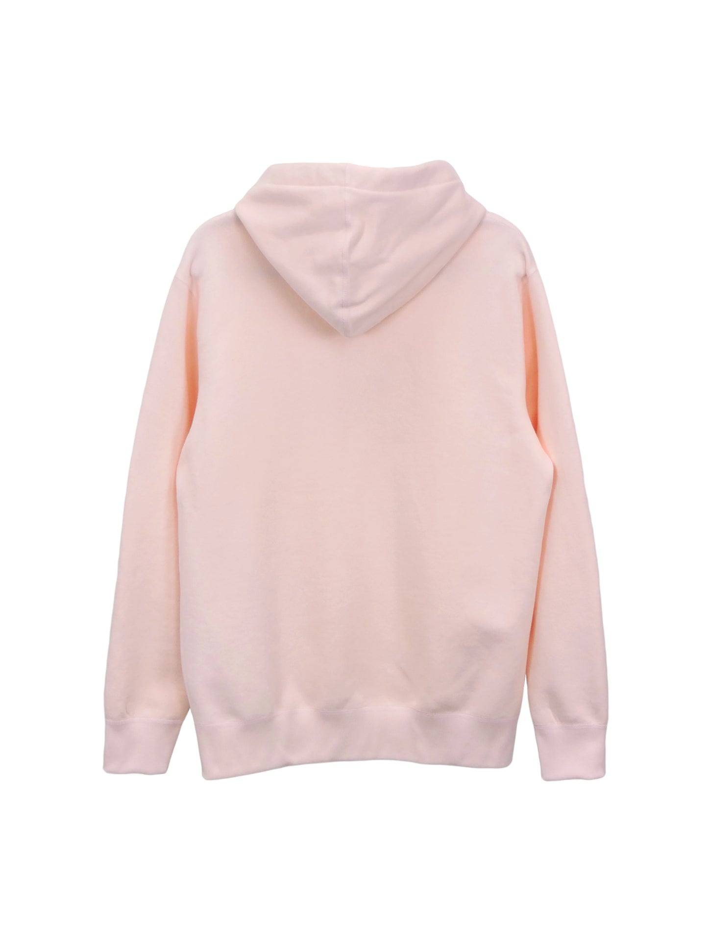 Back of Pale Pink Fleece Hoodie