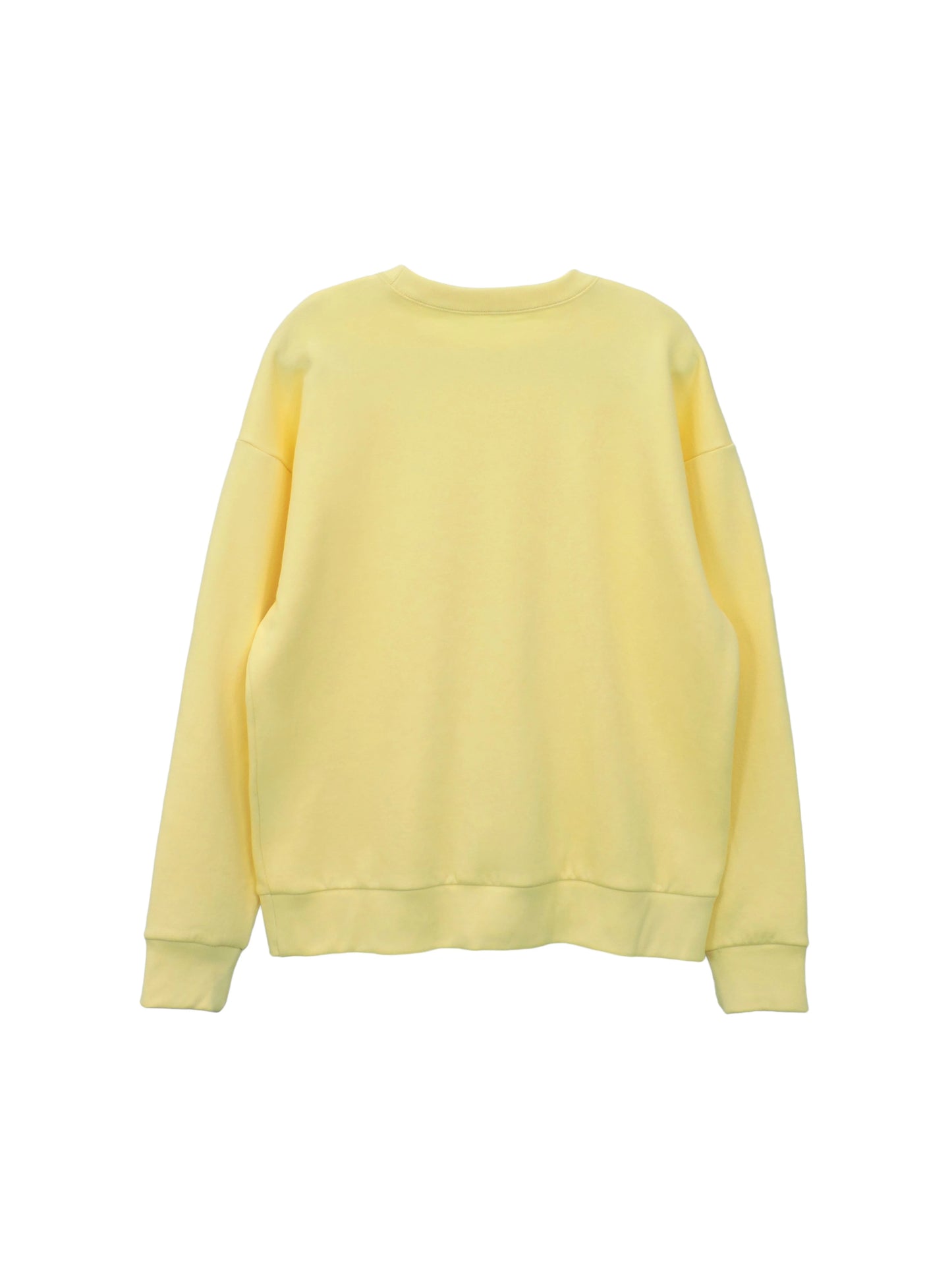 Back of Daffodil Yellow Fleece
