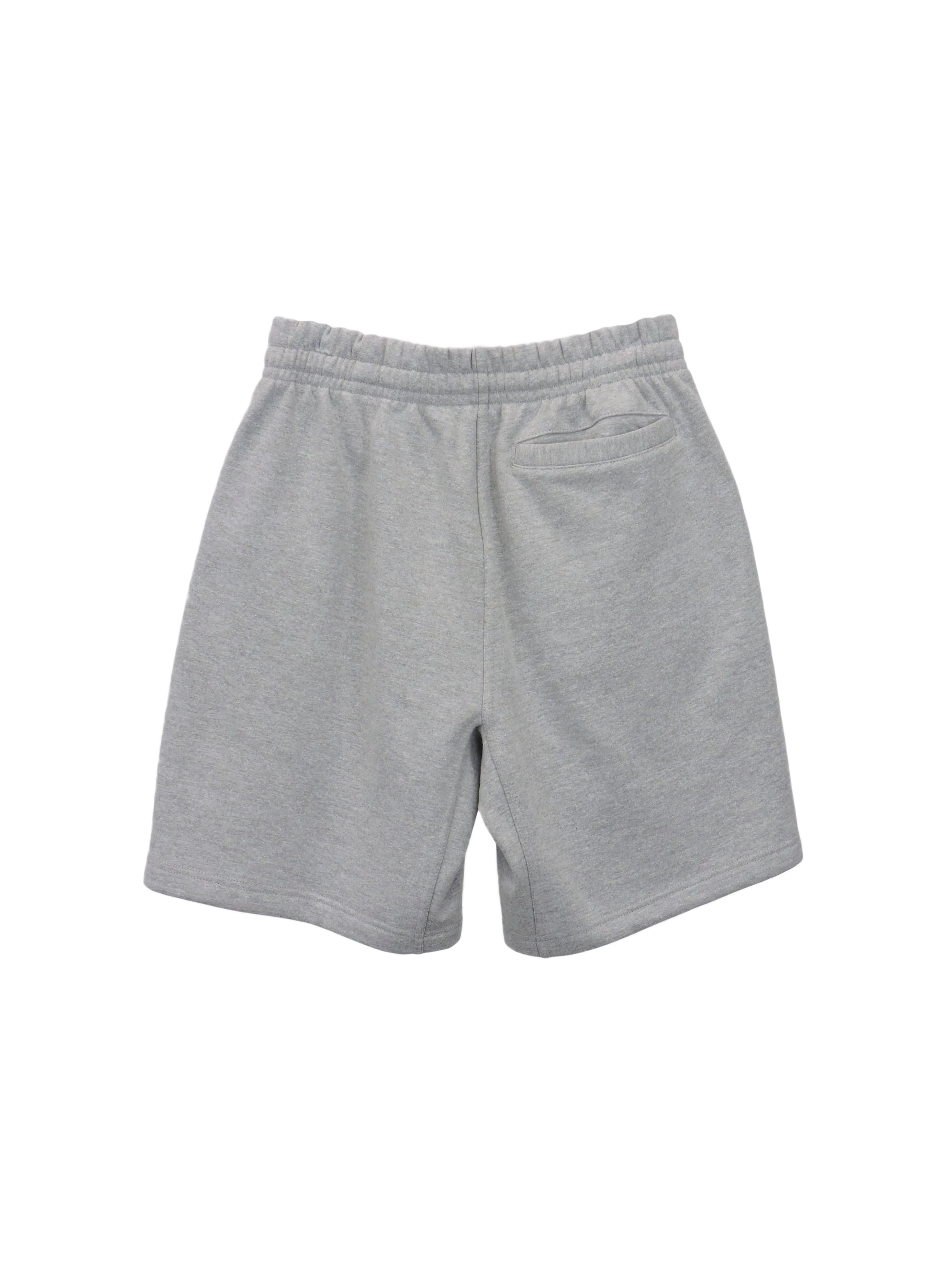 Back of street shorts featuring a single back pocket