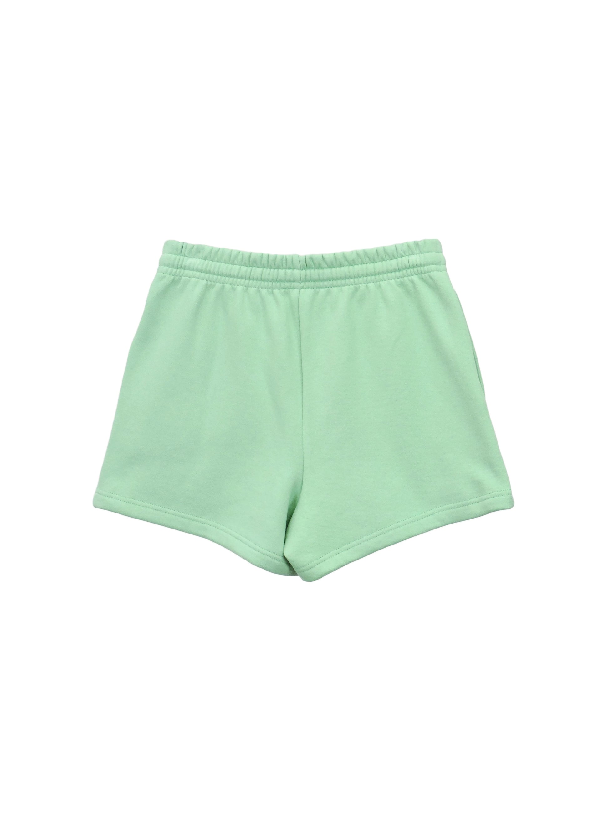 Back of Mint Green Mini Shorts