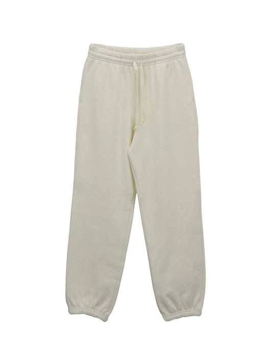 Natural Colored Fleece Sweatpant with Drawstrings and Loose Fitting Ankle Cuffs