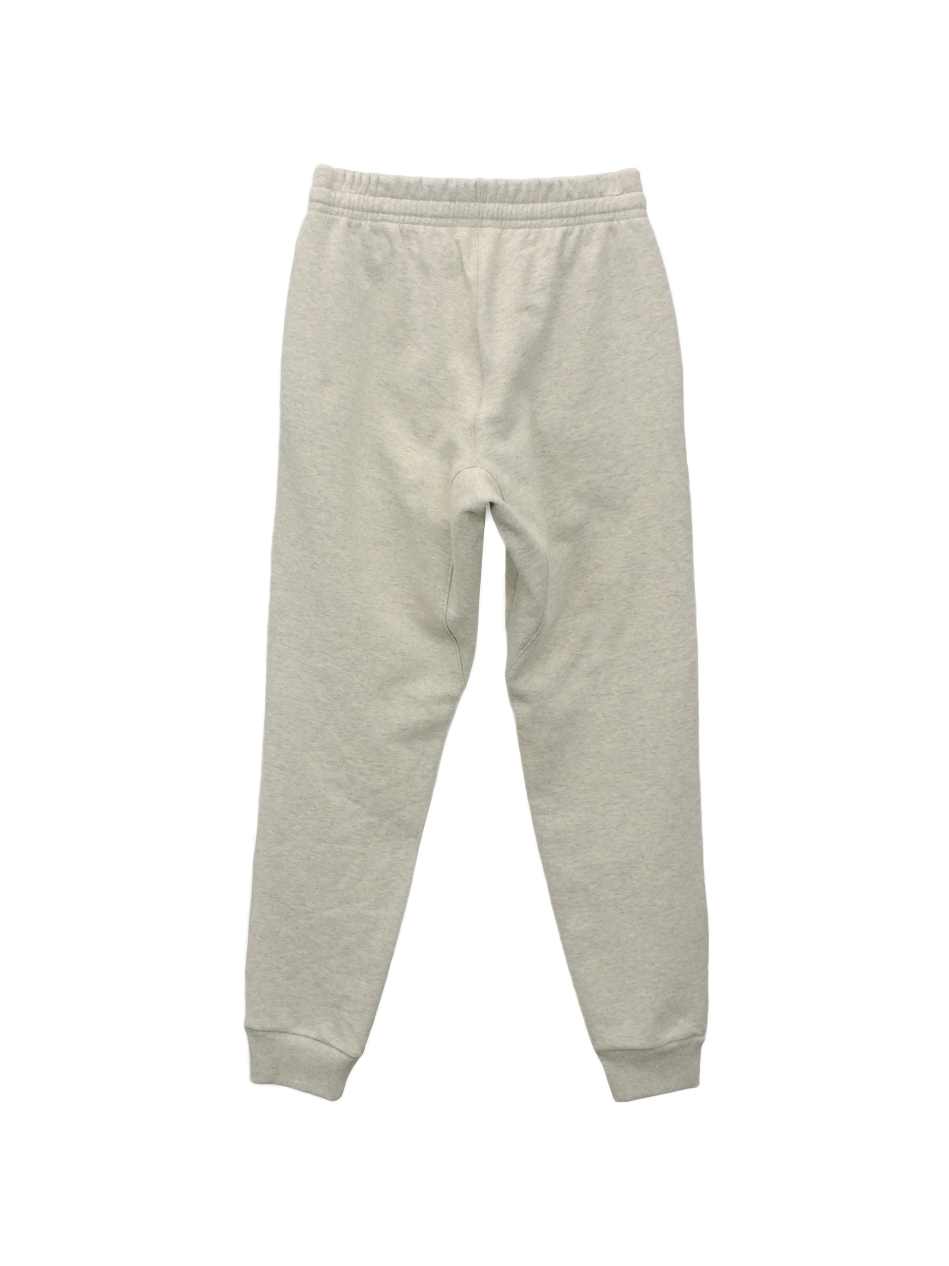 Back of Oatmeal Heavy Fleece Sweater