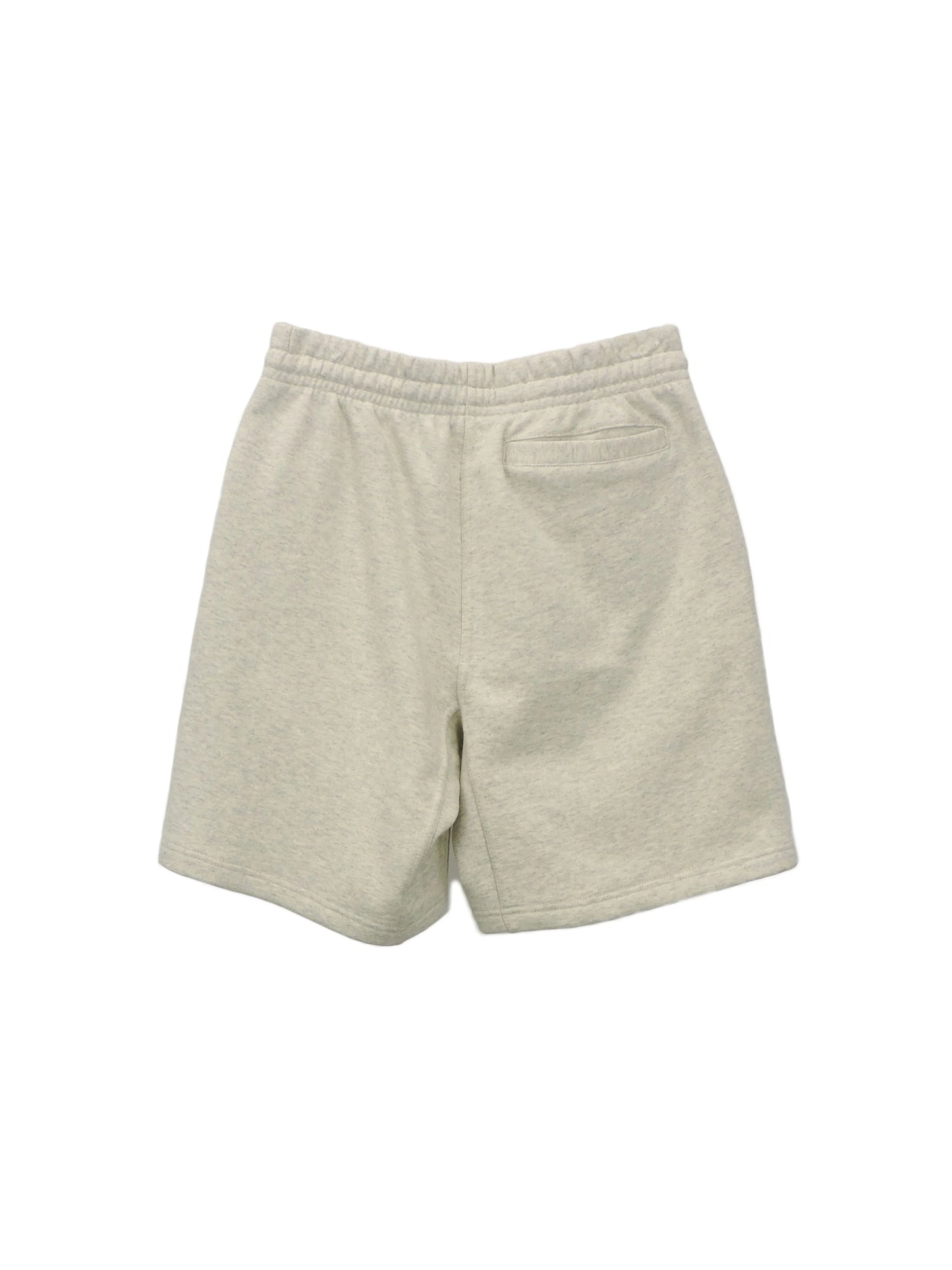 Back of Oatmeal Fleece Street Shorts