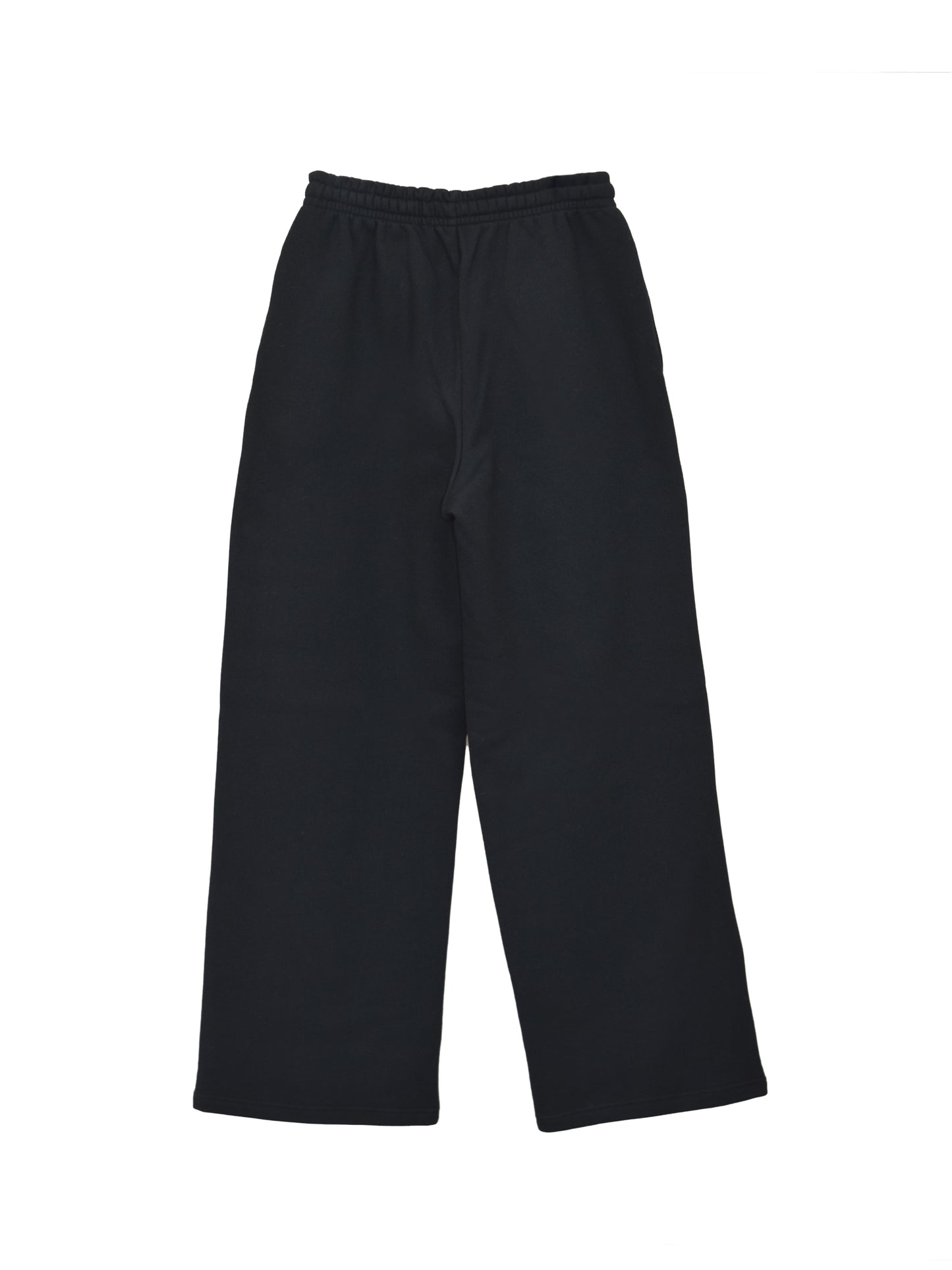 Park Straight Leg Sweatpants - Black Heavy Fleece