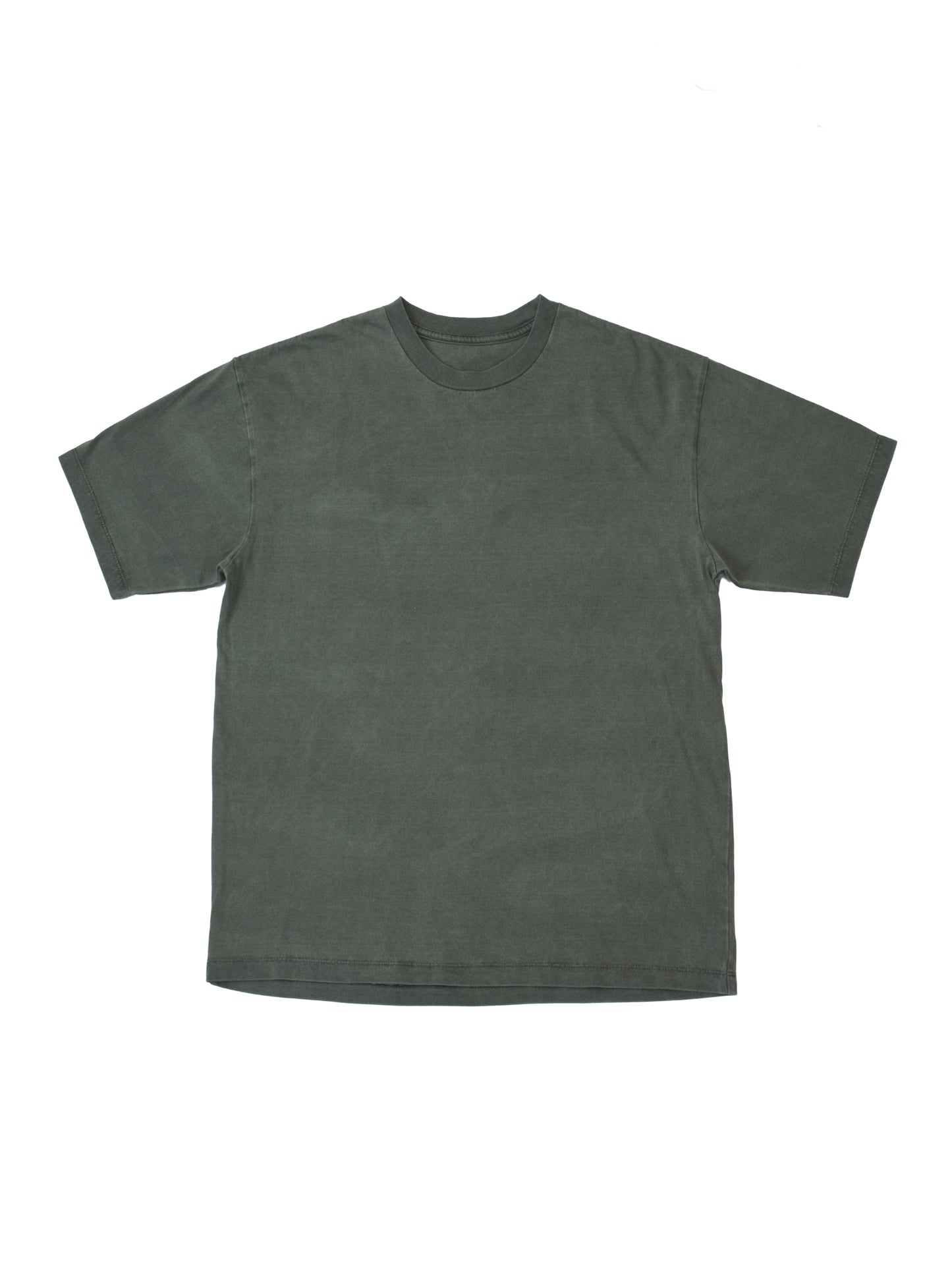 Drop Shoulder T-shirt - Sage Midweight Cotton (Pigment)