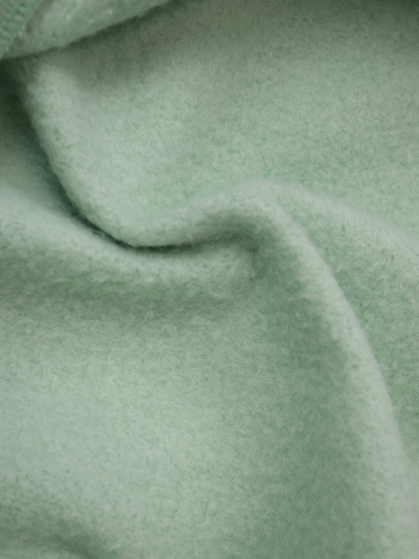 Close up of plushy fleece interior