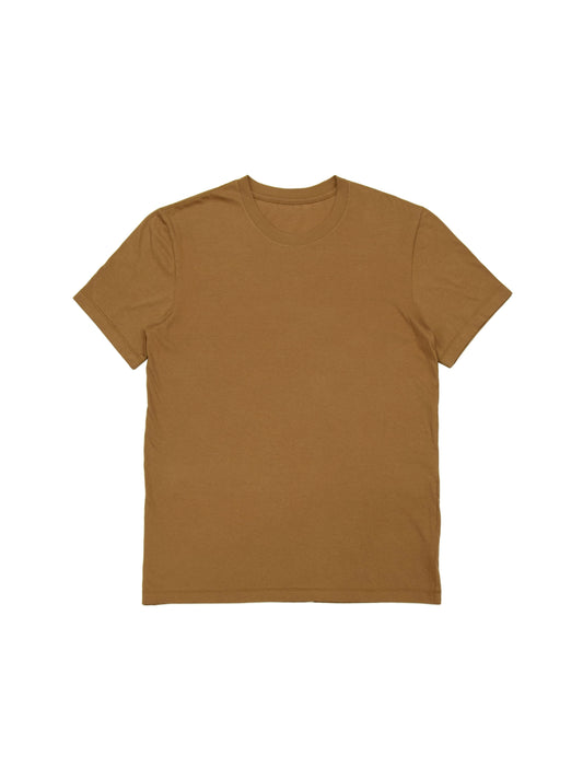 Boxy T-shirt - Groundhog Brown Cotton
