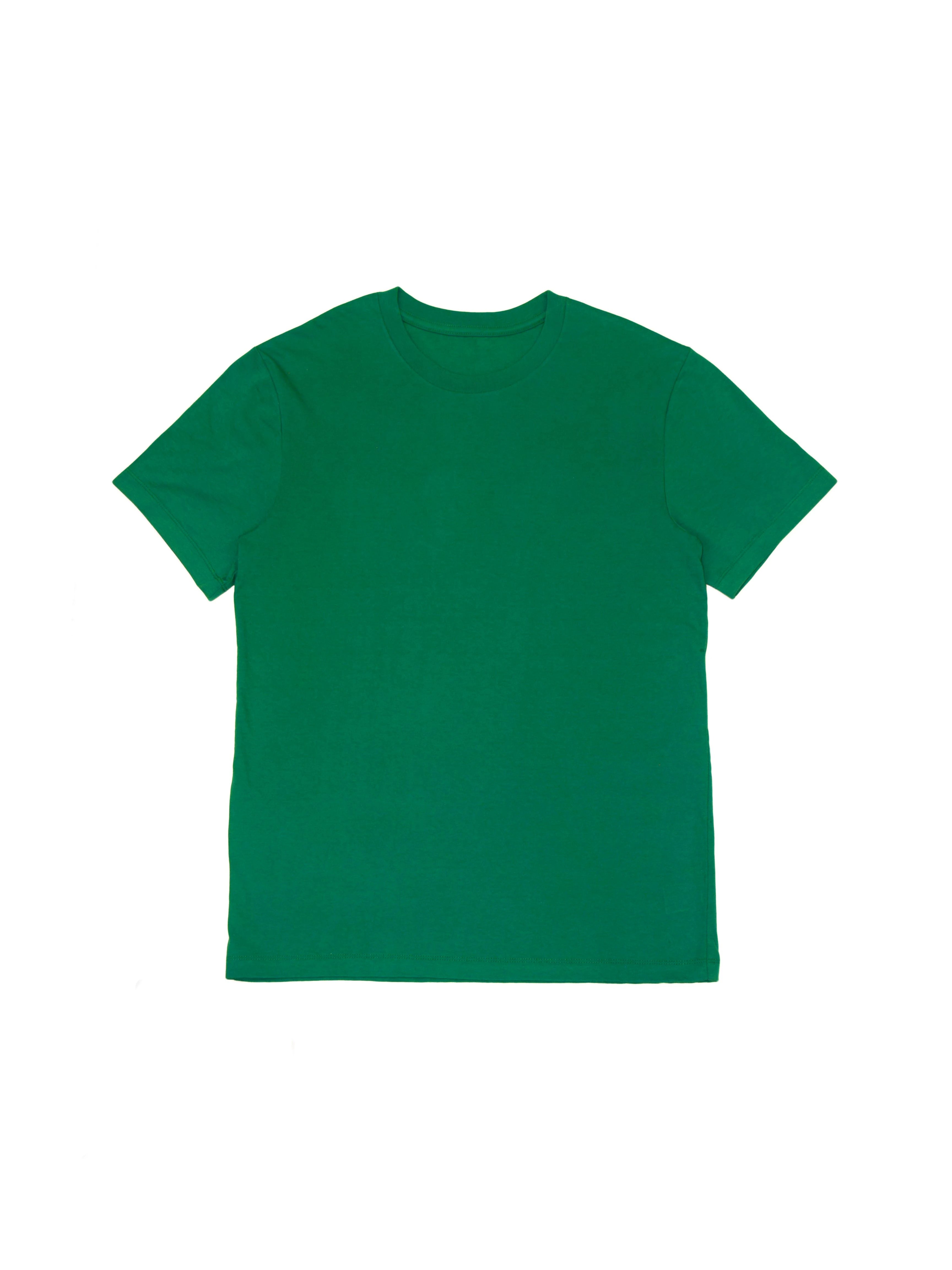 Green T-Shirt with Layering
