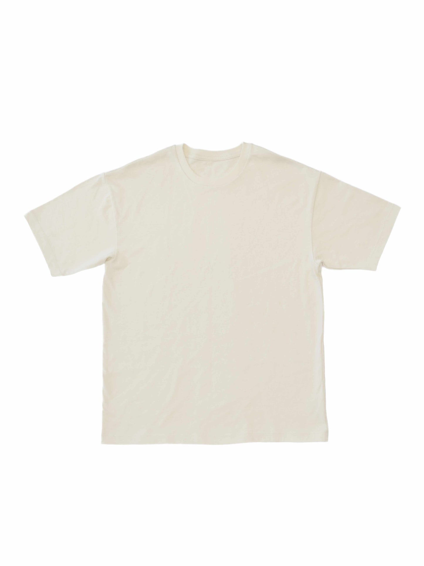 Drop Shoulder T-shirt - Natural Heavy Cotton
