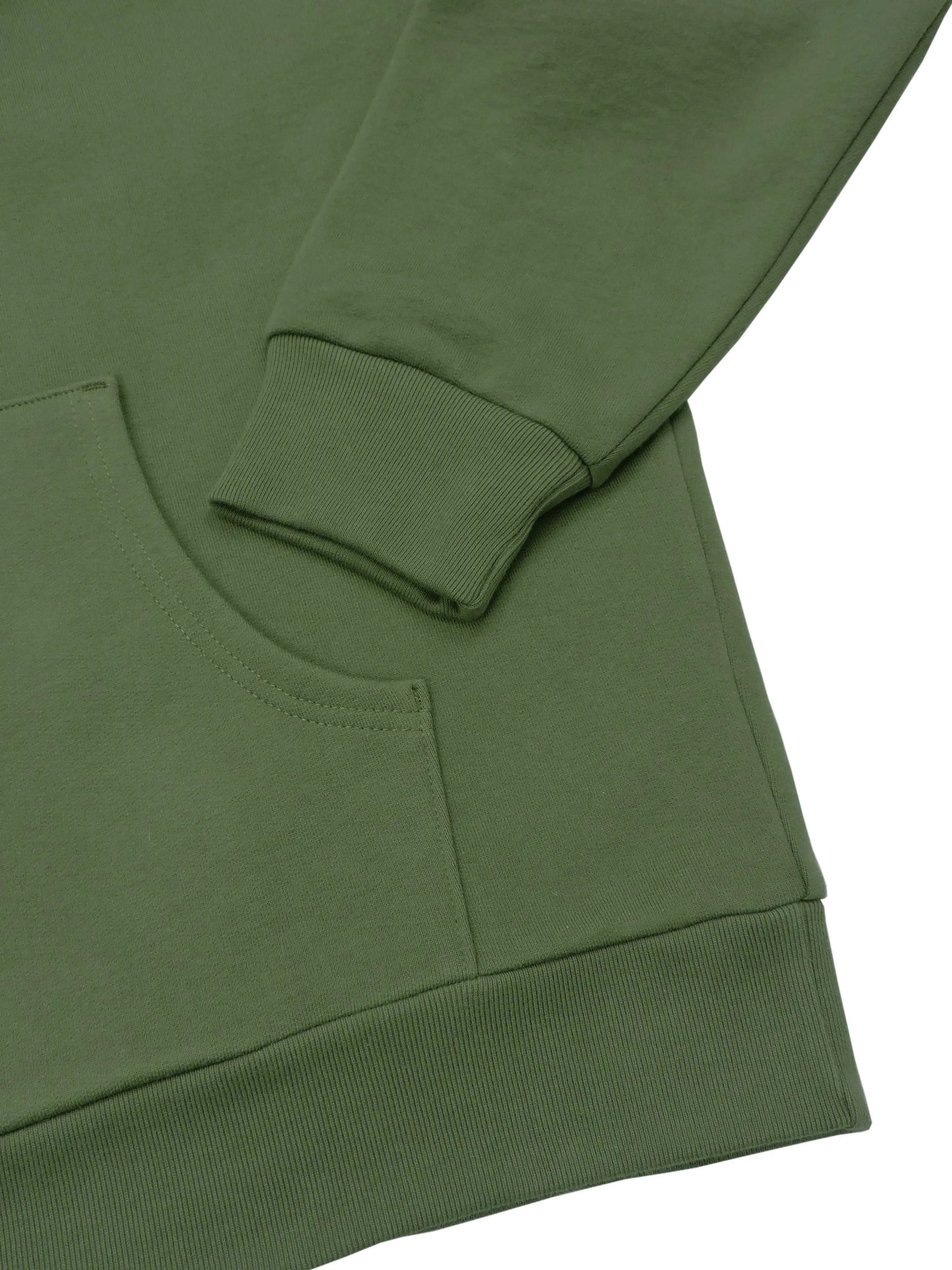 Park Hoodie - Olive Green Heavy Fleece