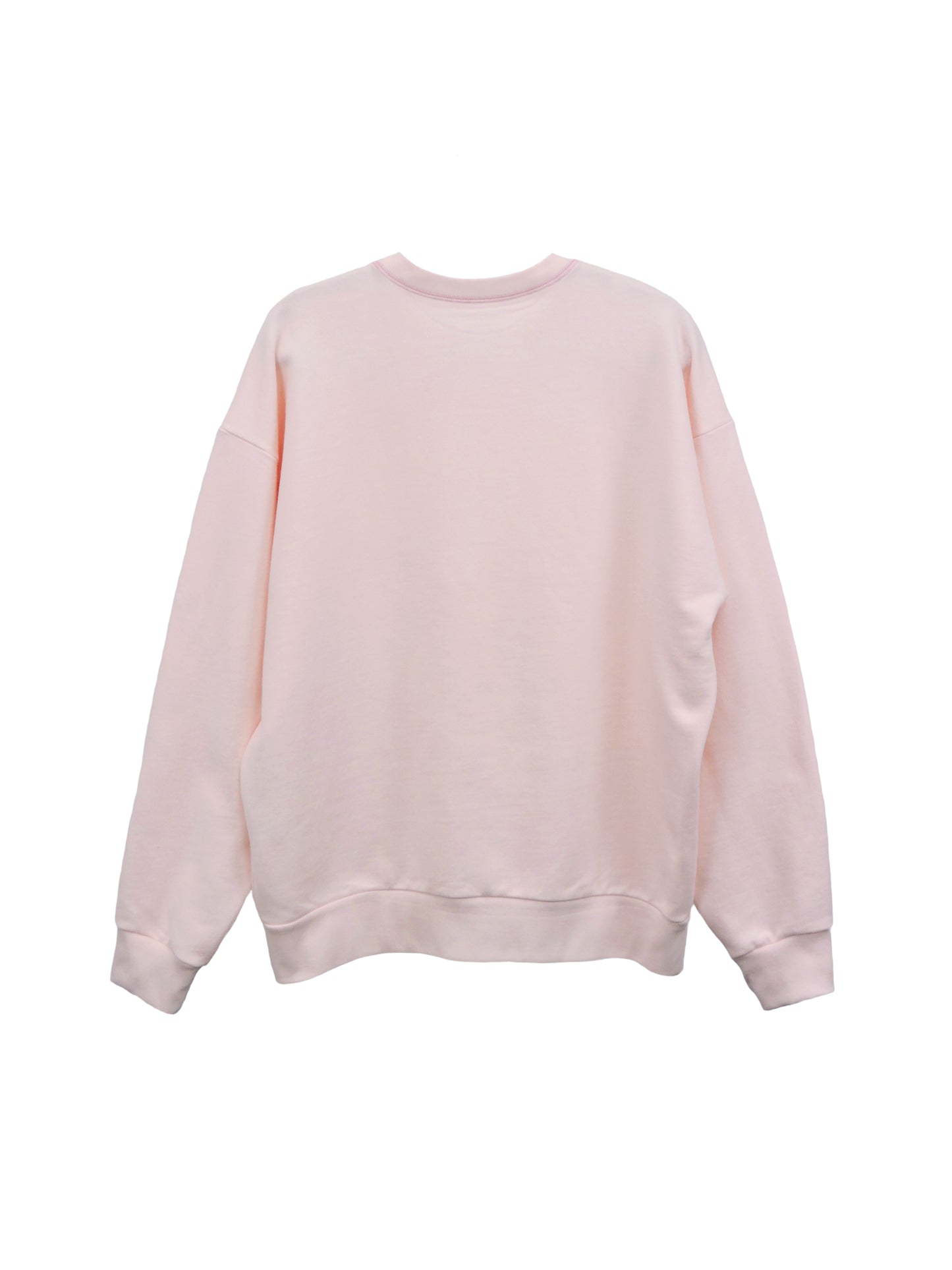 Back of Pale Pink Fleece Crewneck