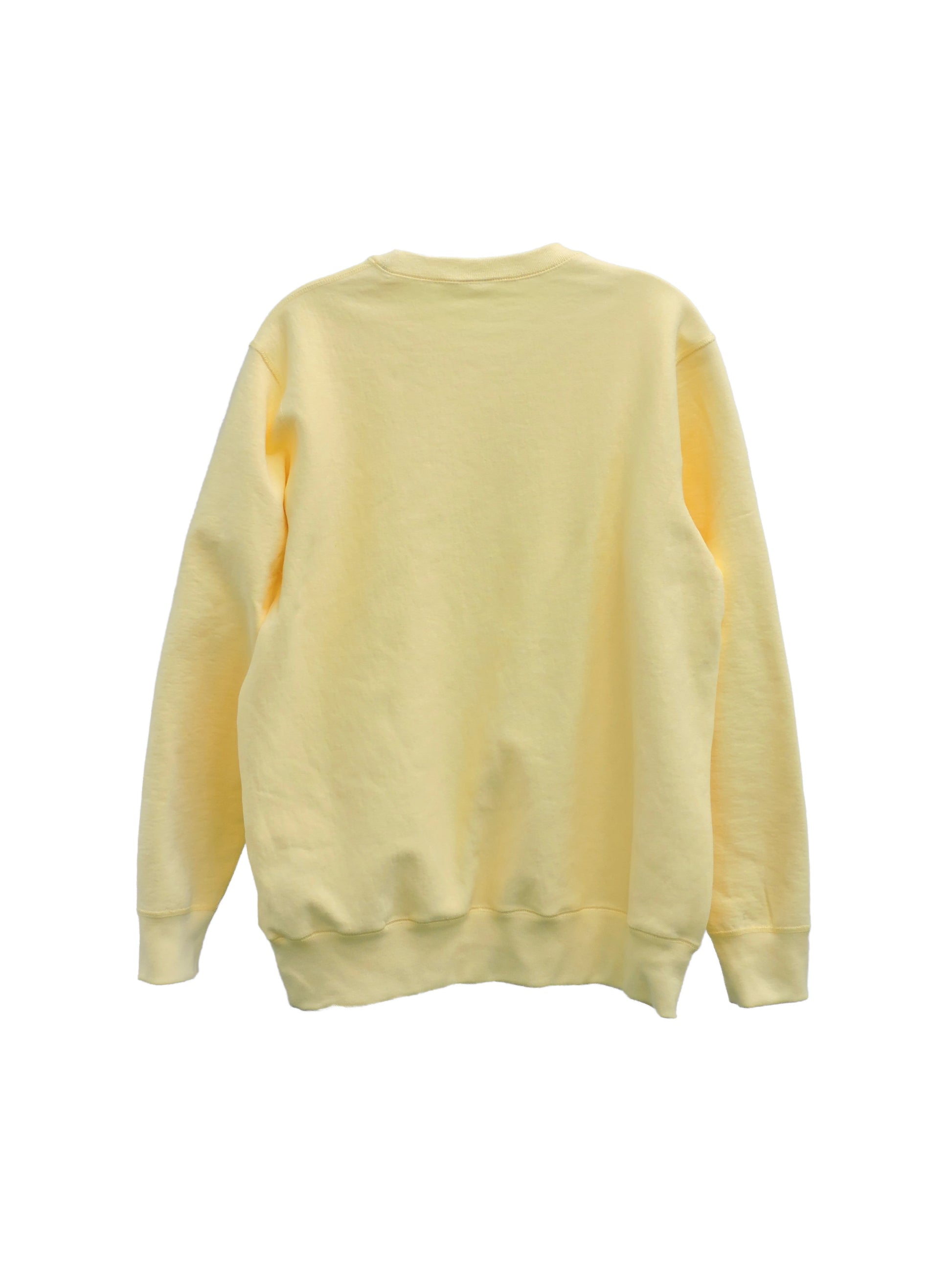 Essential Yellow Crewneck Sweater 450 GSM Organic Cotton Made in Canada Gabe Clothing