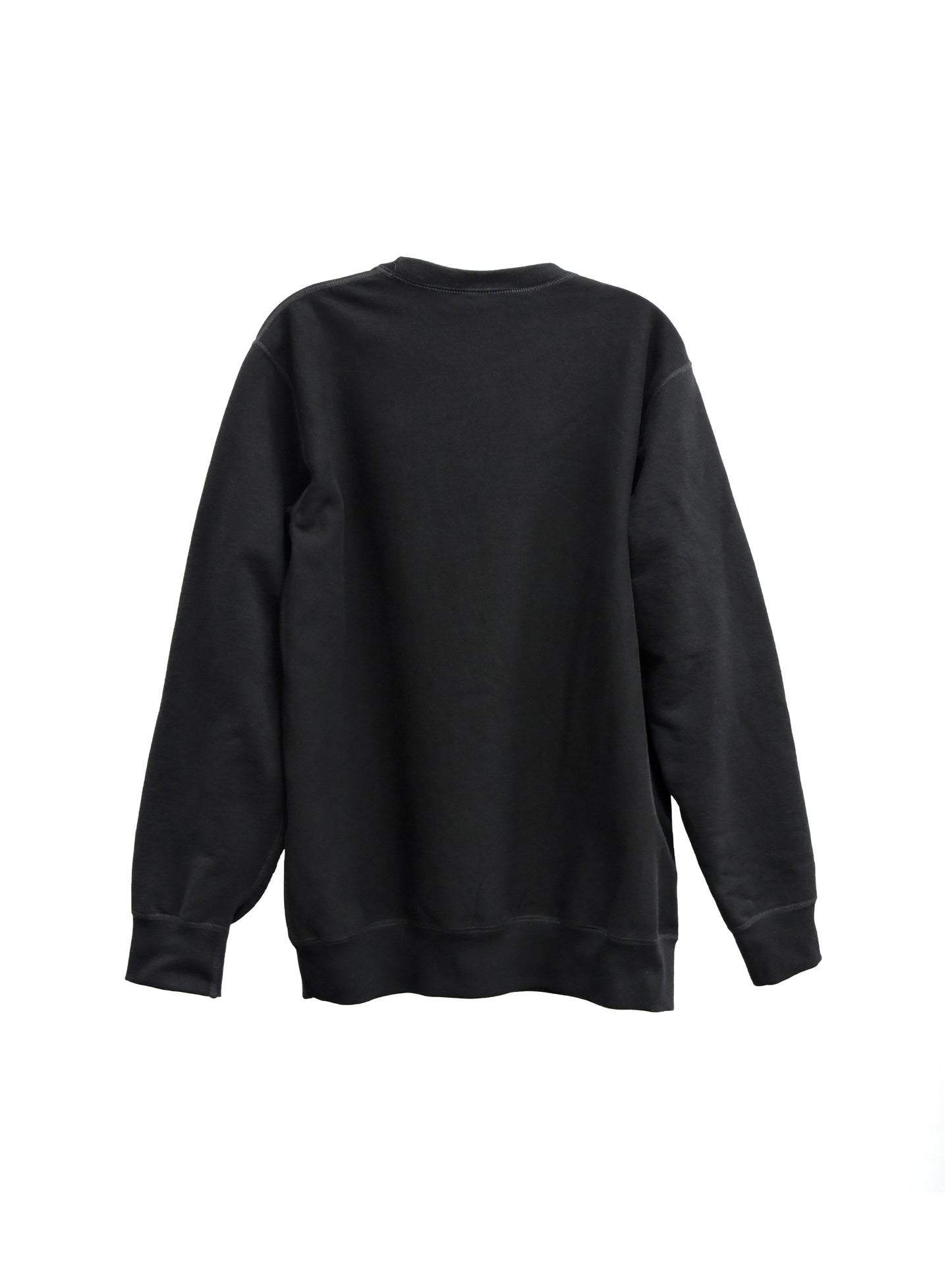 Main Crewneck Sweater - Black Heavy Fleece