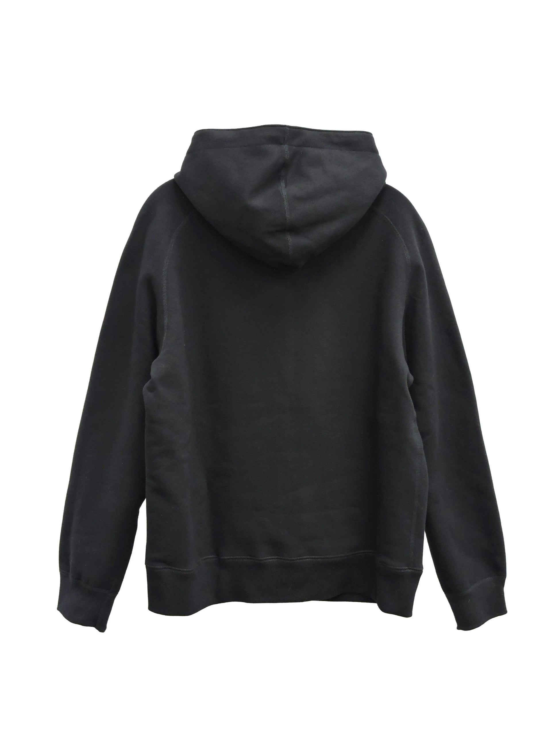 Plain black 2025 zip up sweater