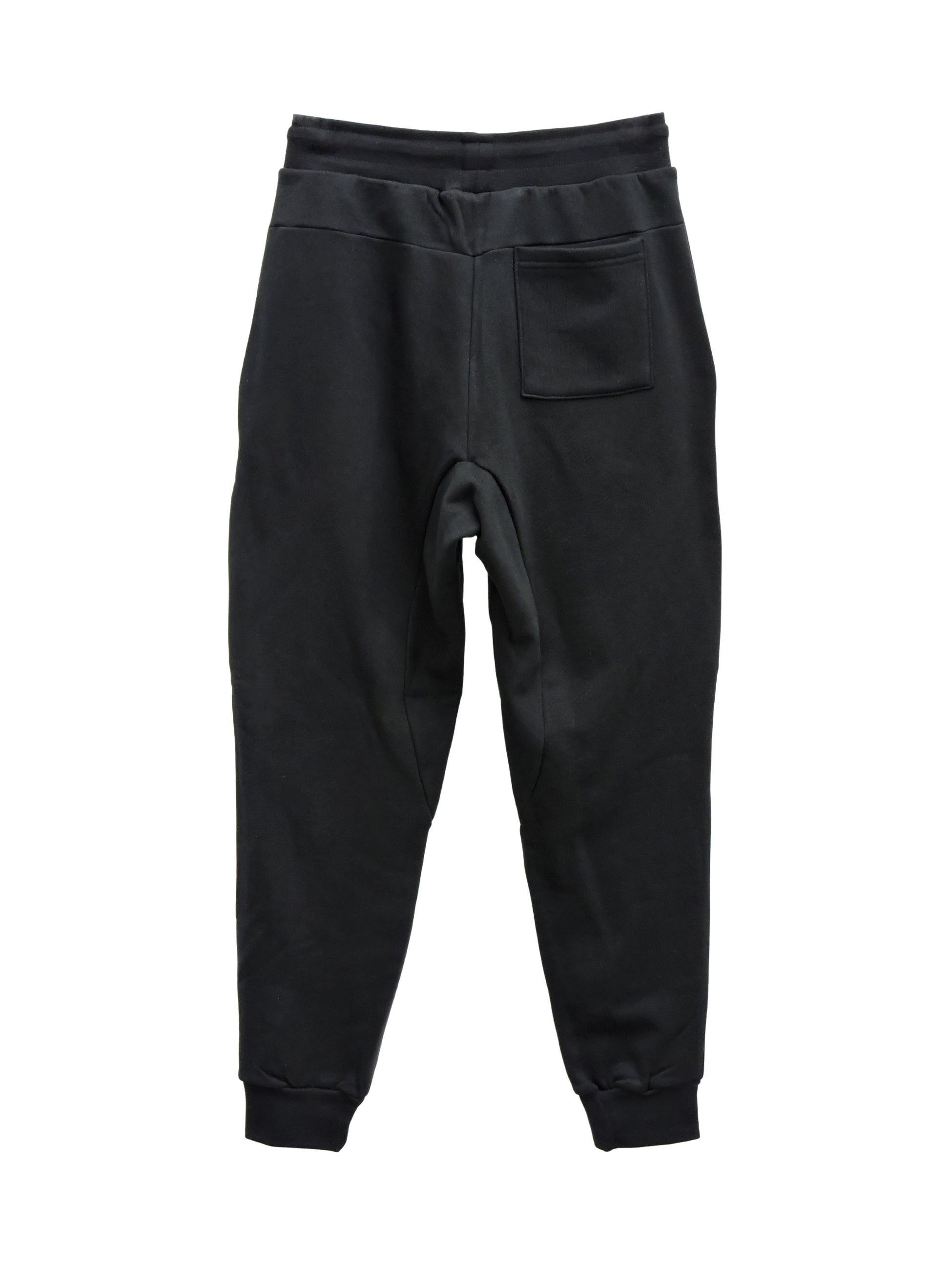 Black French Terry Jogger, 350 GSM Organic Cotton