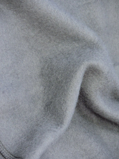 Close up of fleece interior off the sweater