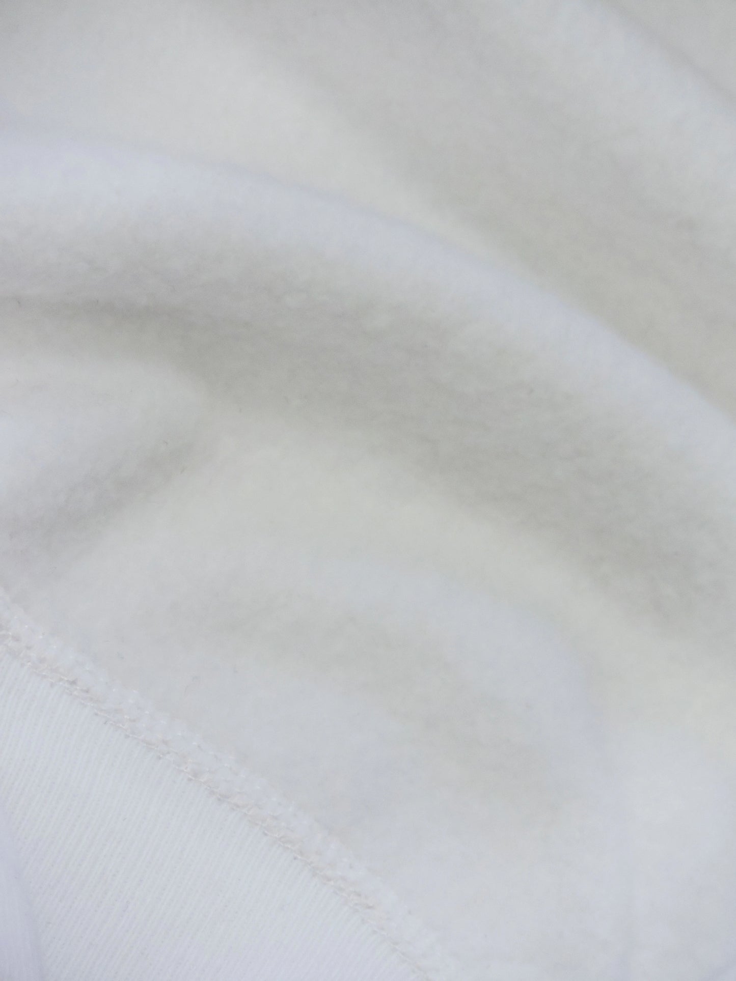 Main Crewneck Sweater - White Heavy Fleece
