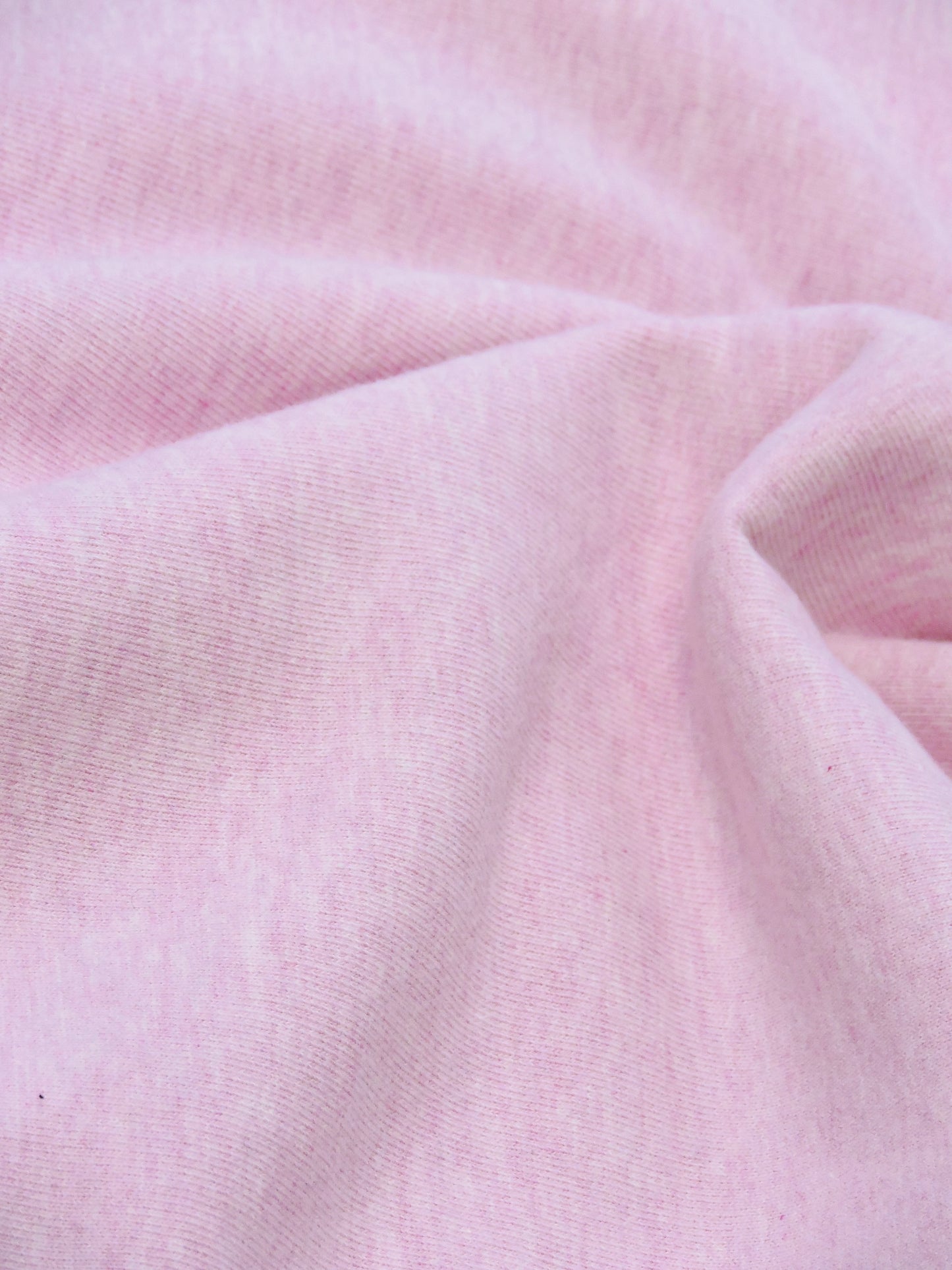 Close up of the soft pink fabric