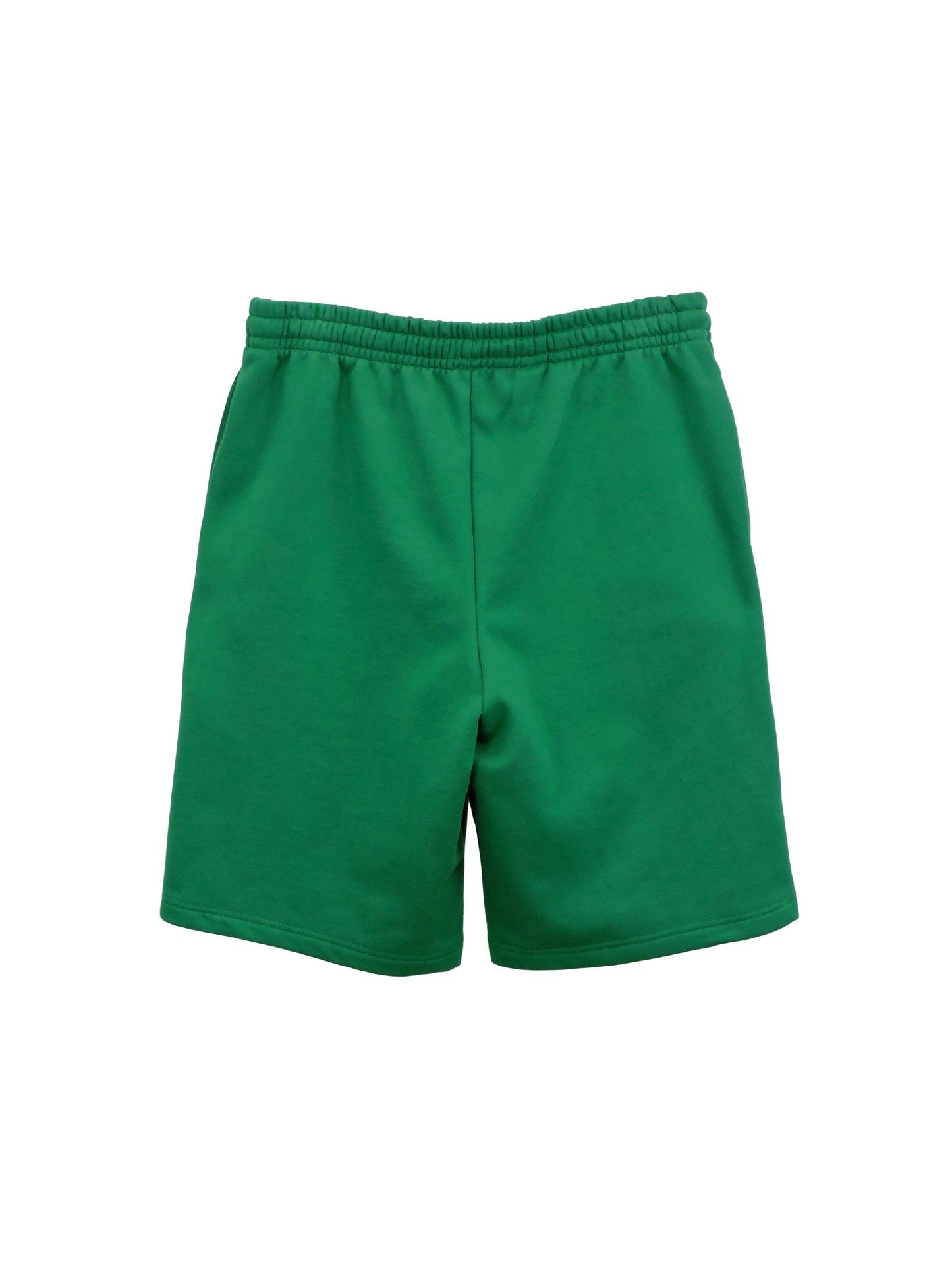 Back of Green Long Shorts
