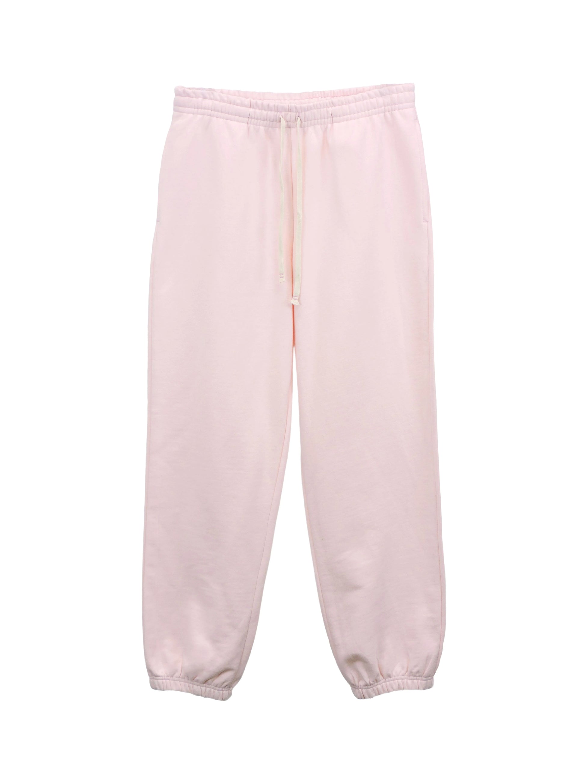 Blank Sweatpants - Pale Pink Fleece – Gabe Clothing