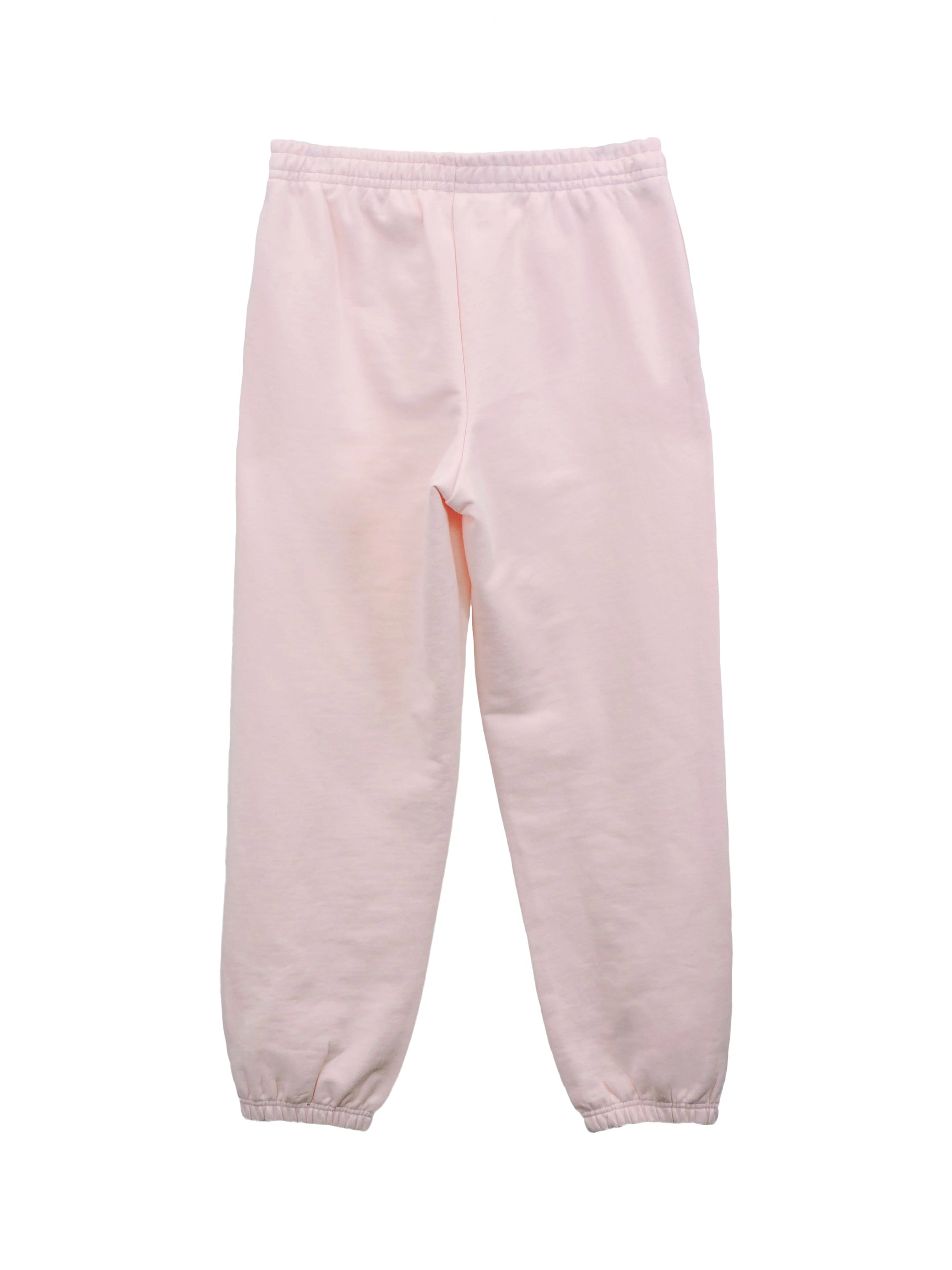 Back of Pale Pink Fleece Sweatpants