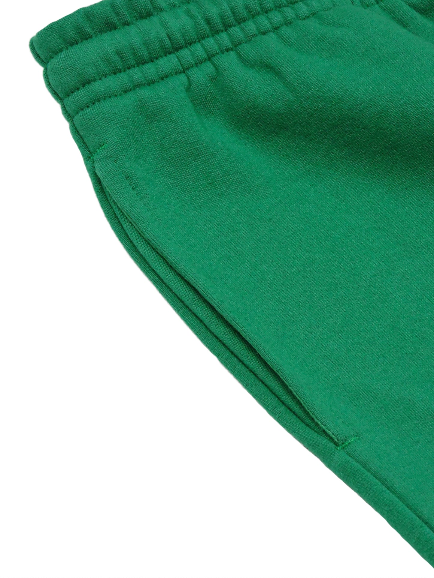 Close up of sweatpants pockets