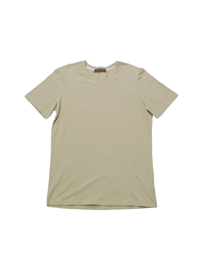 Oatmeal Colored V-Neck T-Shirt