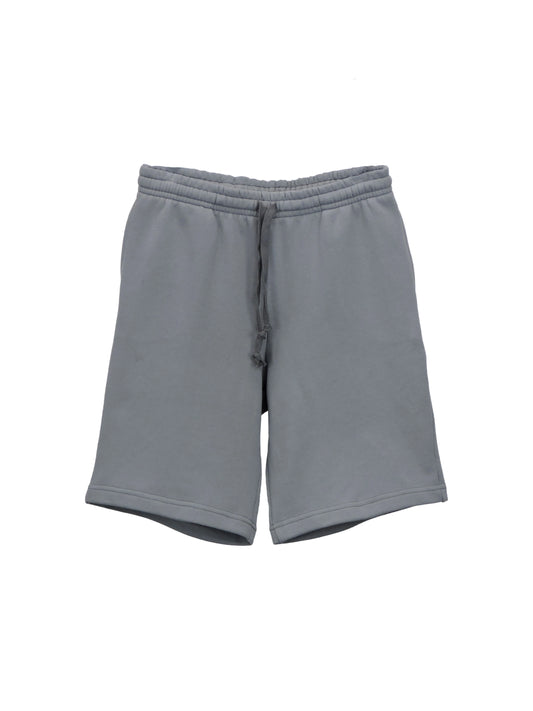 Pebble Grey Long Shorts with Blended Drawstrings