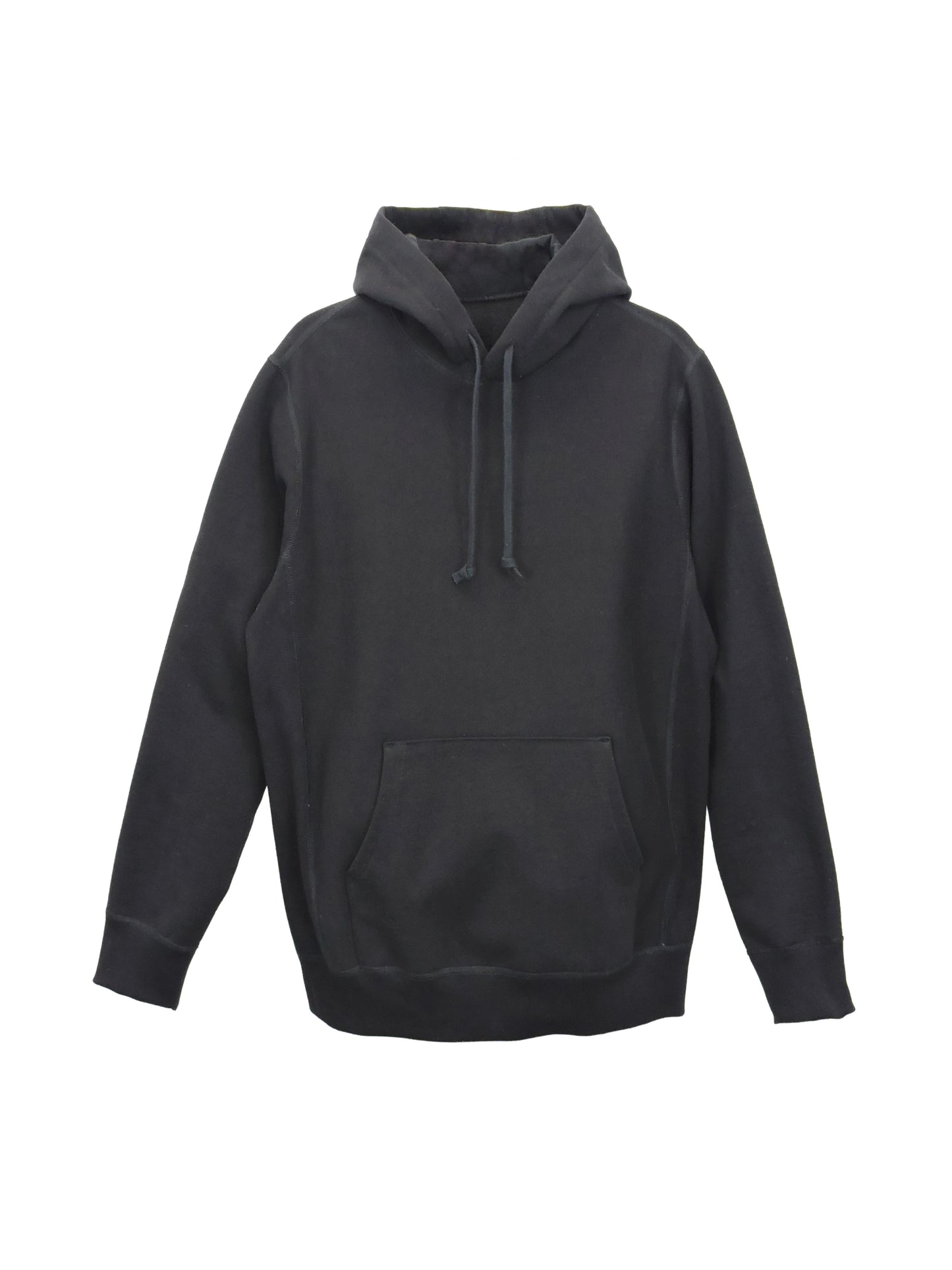 Black Hoodie in Smooth French Terry 