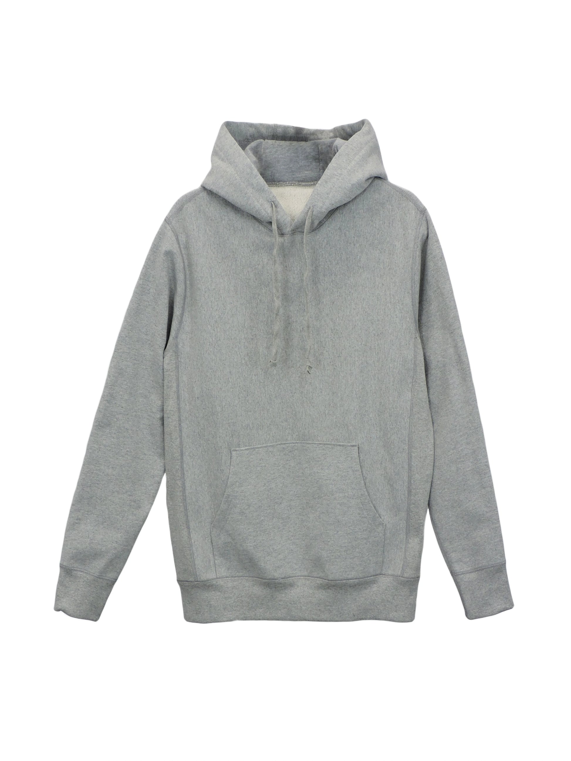 French Terry Heather Grey Hoodie 500 GSM Organic Cotton Made