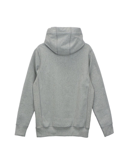 French Terry Heather Grey Hoodie 500 GSM Organic Cotton Made in Canada S