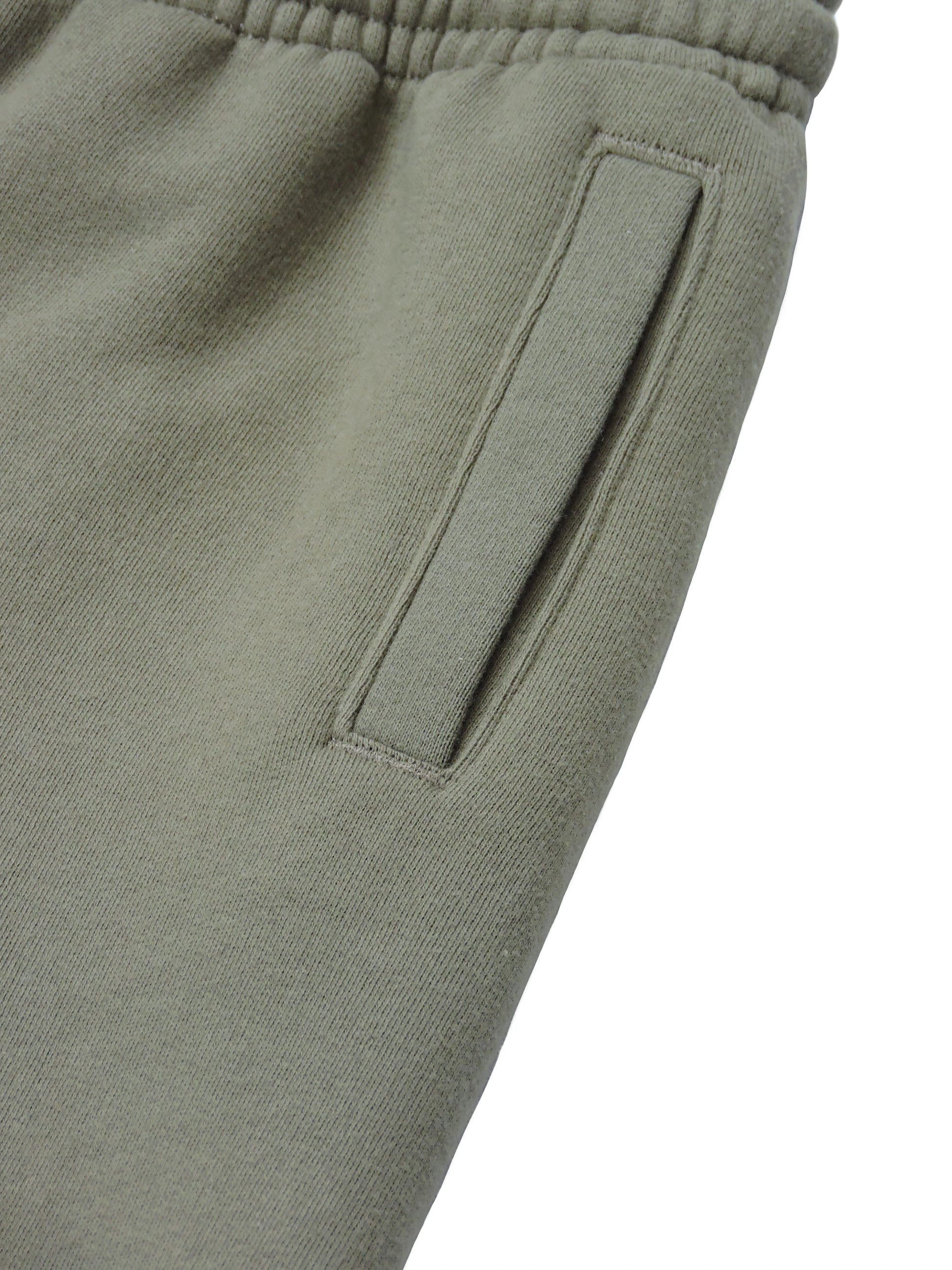 Close up of side pocket with tight fitted opening and deep pouches.