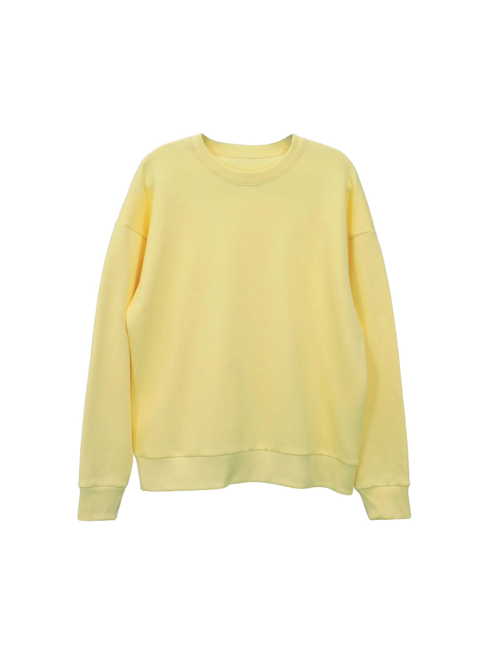 Park Crewneck Sweater - Daffodil Yellow Fleece