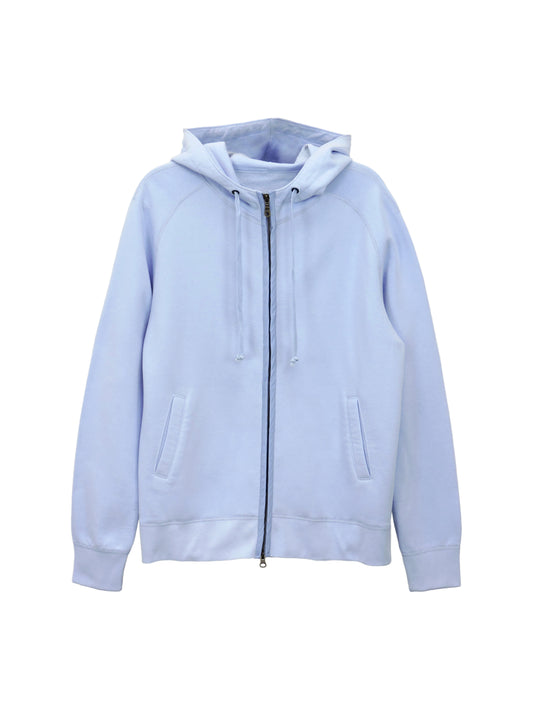 Taped Zip Up - Airy Blue Fleece