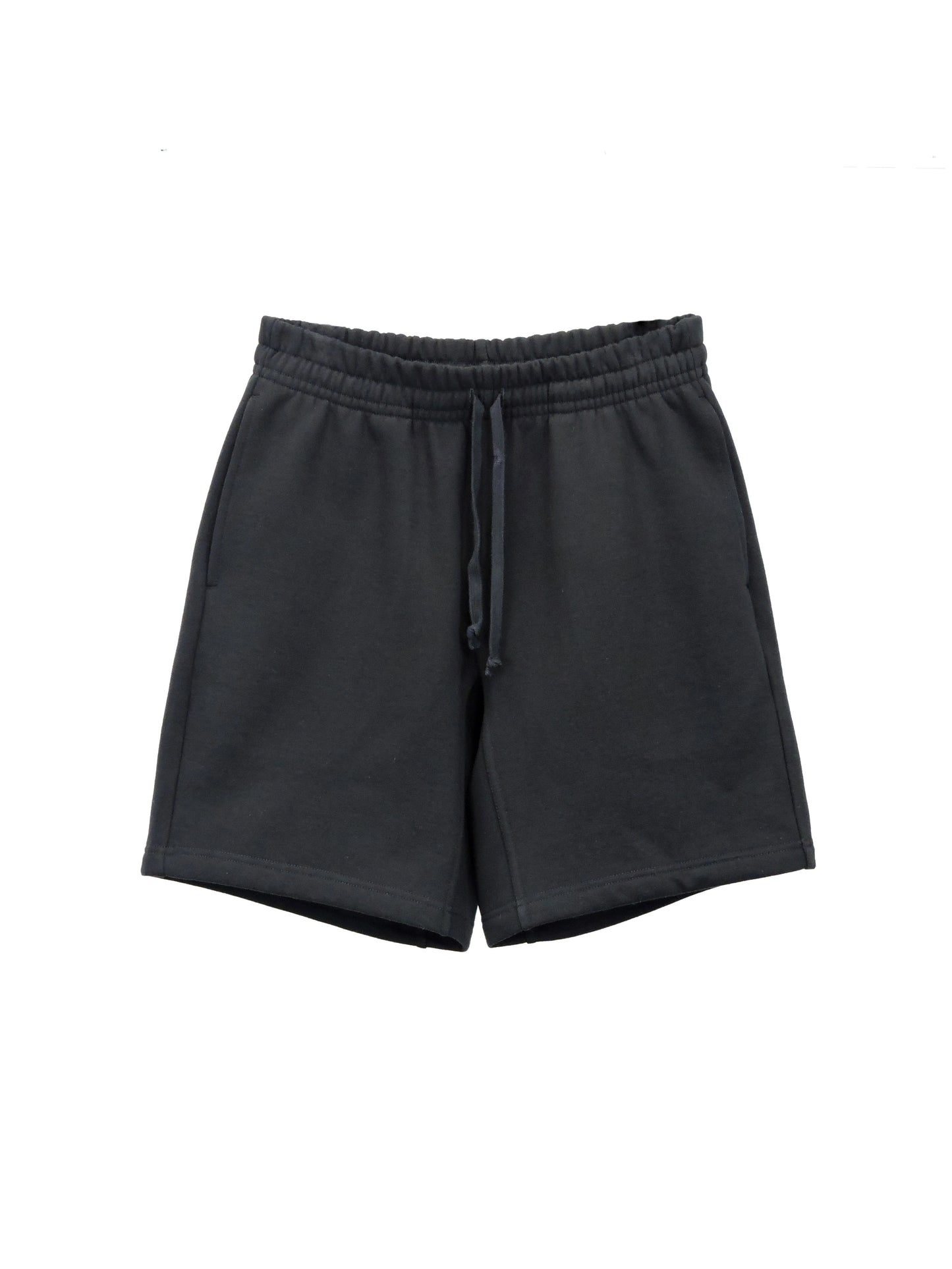 Short Street Shorts made with black heavy fleece