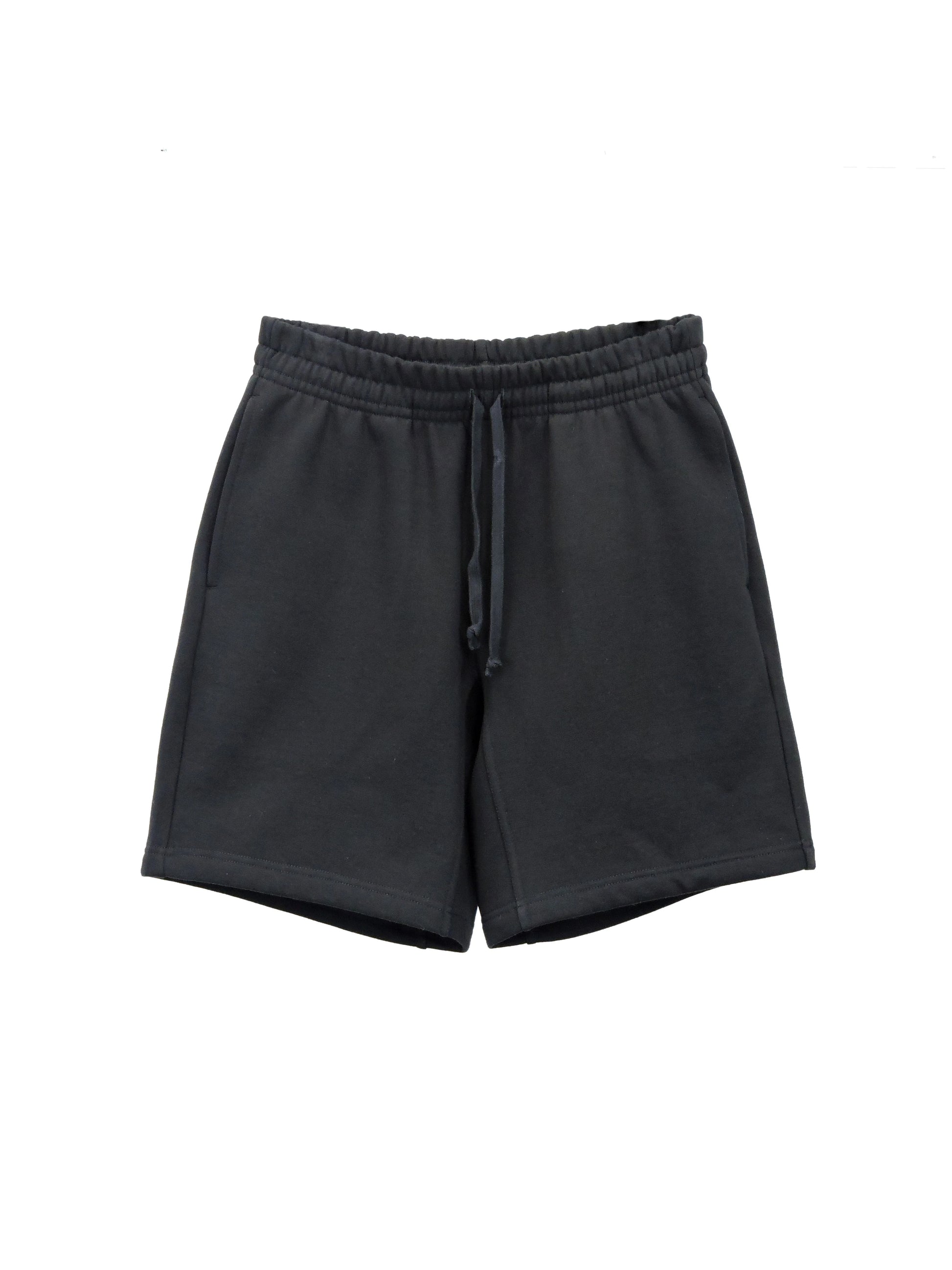 Street Shorts - Black Heavy Fleece